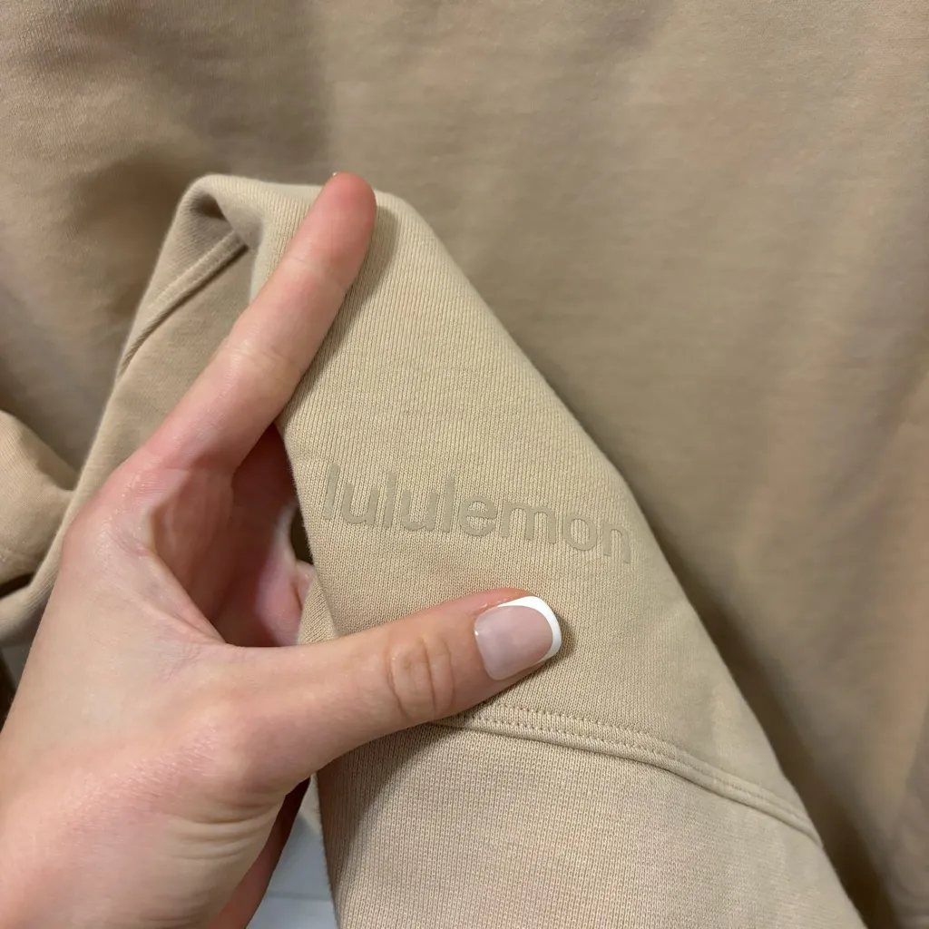 Lululemon Perfectly Oversized Crew Tan - Image 5