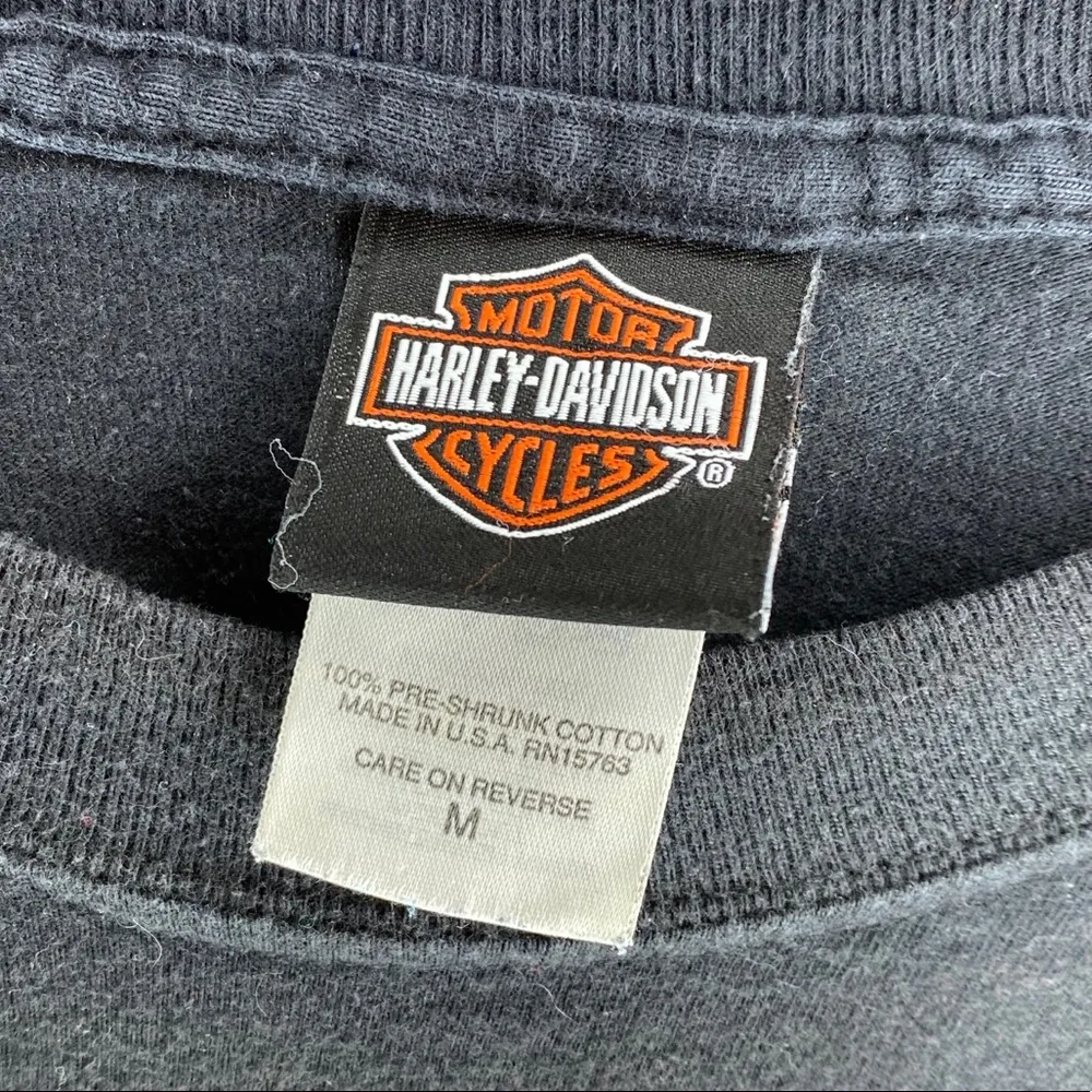 Harley Davidson Black Graphic T-Shirt - Image 4