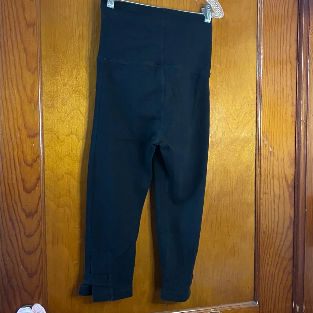 Hard Tail Forever ROLLDOWN SIDE SLINGER CROP LEGGING XS Black - Image 7