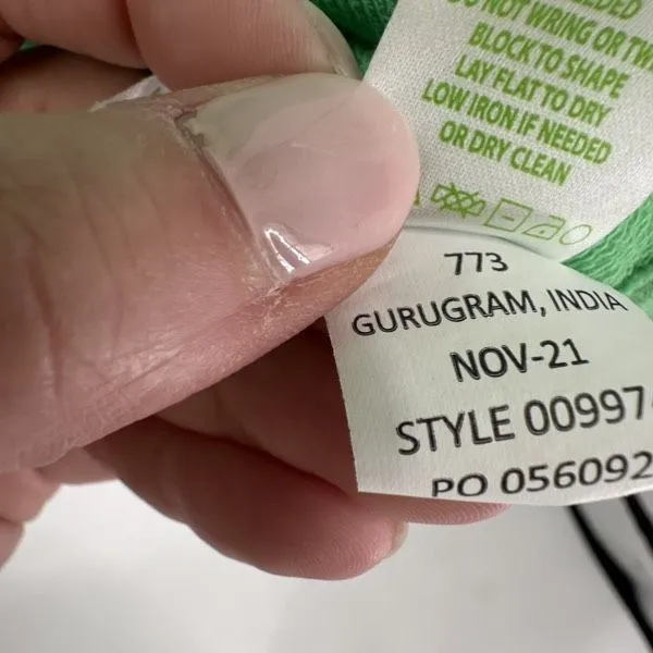 Lilly Pulitzer Kelly Green LS Jasona Eyelet Dress‎ Size XXS Cotton Mini Dress - Image 6