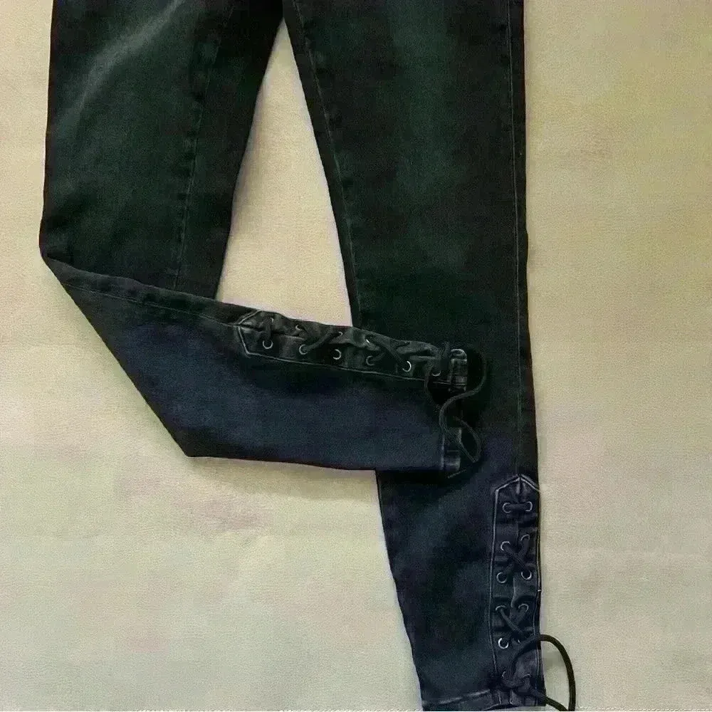 NWOT Ted Baker Laycey Denim Black Skinny: 26 - Image 2