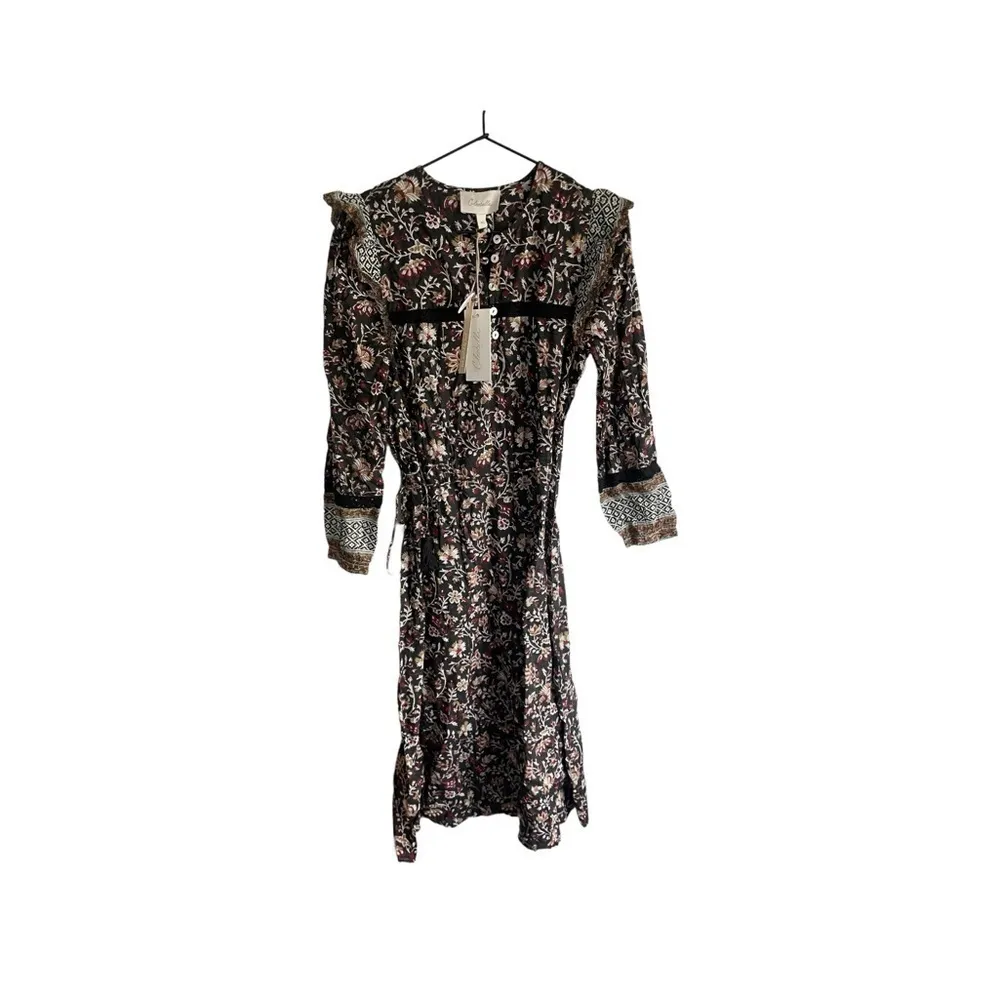 Cleobella Lotus Midi Dress Long Sleeve‎ Floral Cottagecore XS Cotton - Image 6