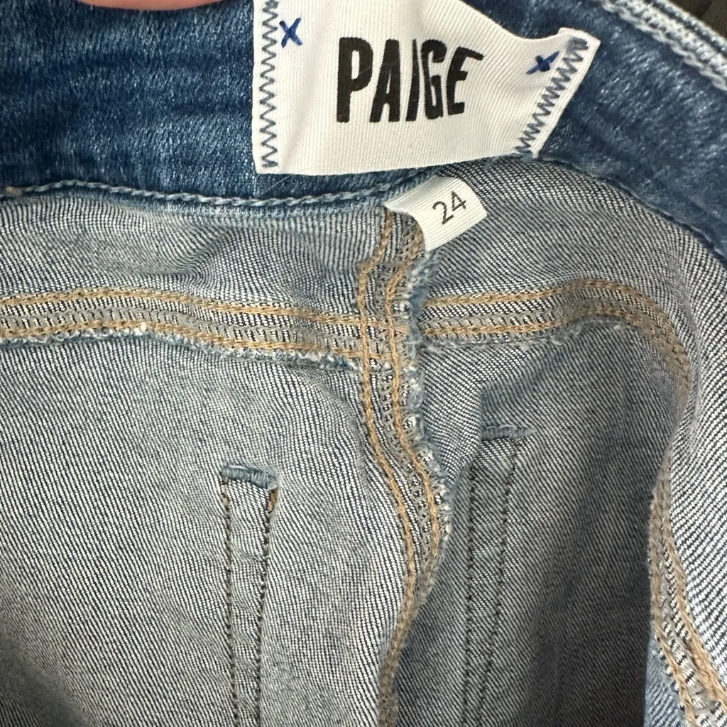 PAIGE Verdugo Skinny‎ Jean Denim Jeans 24 - Image 6