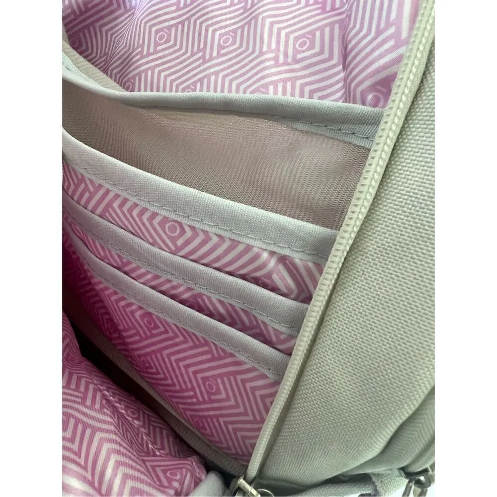 doTERRA CONVENTION BACKPACK Beige/White Purple Computer Essential Oils Business Pink - Image 6