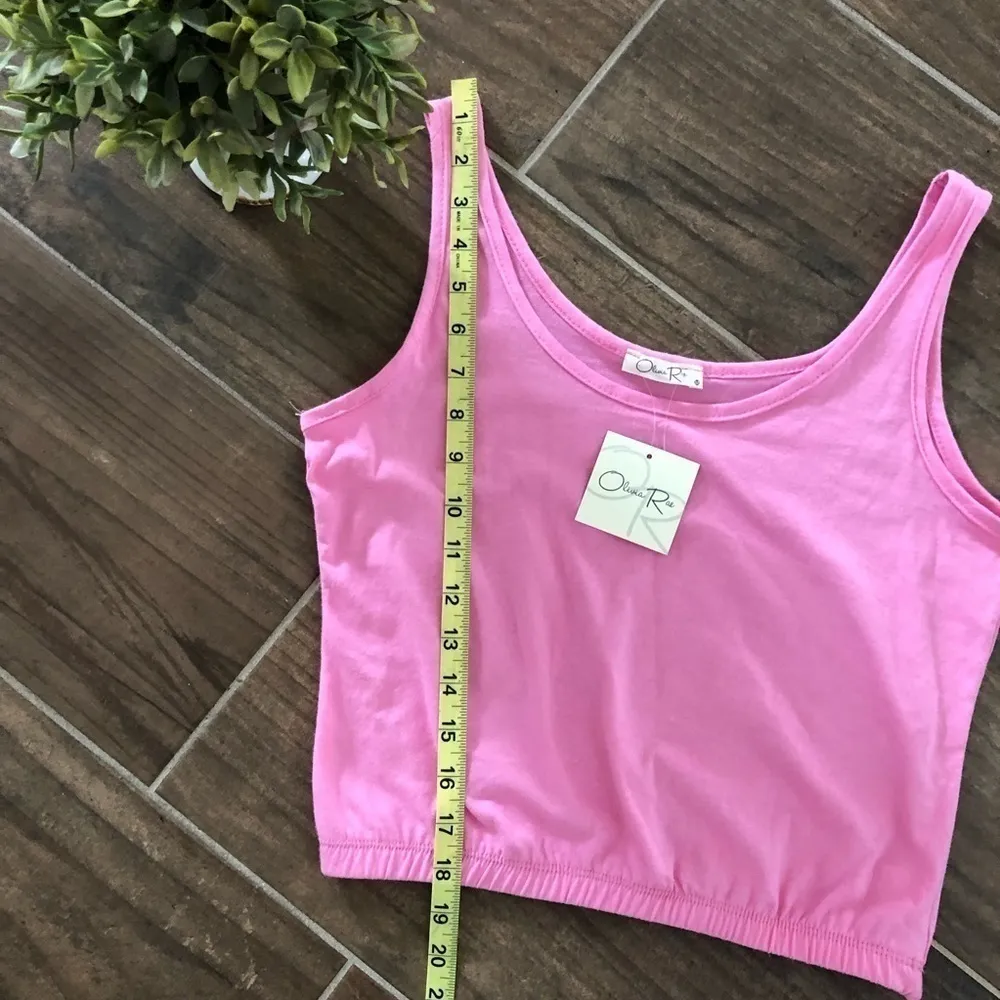 Olivia Rae Pink Tank Top Size M NWT - Image 9