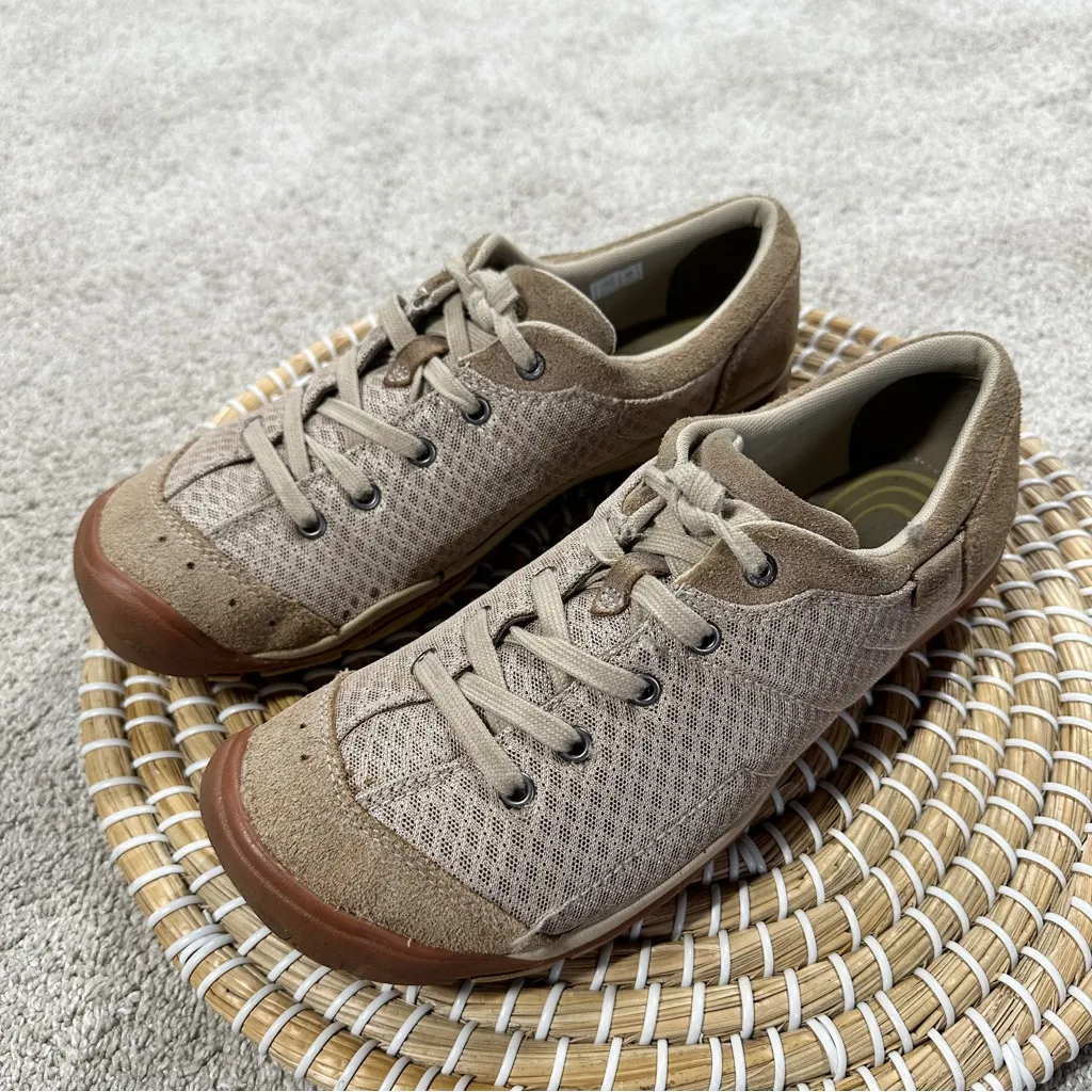 Keen Women’s Mercer Lace II CNX Shoes Comfort Trail Hiking in Brindle/Tan 9.5 - Image 4