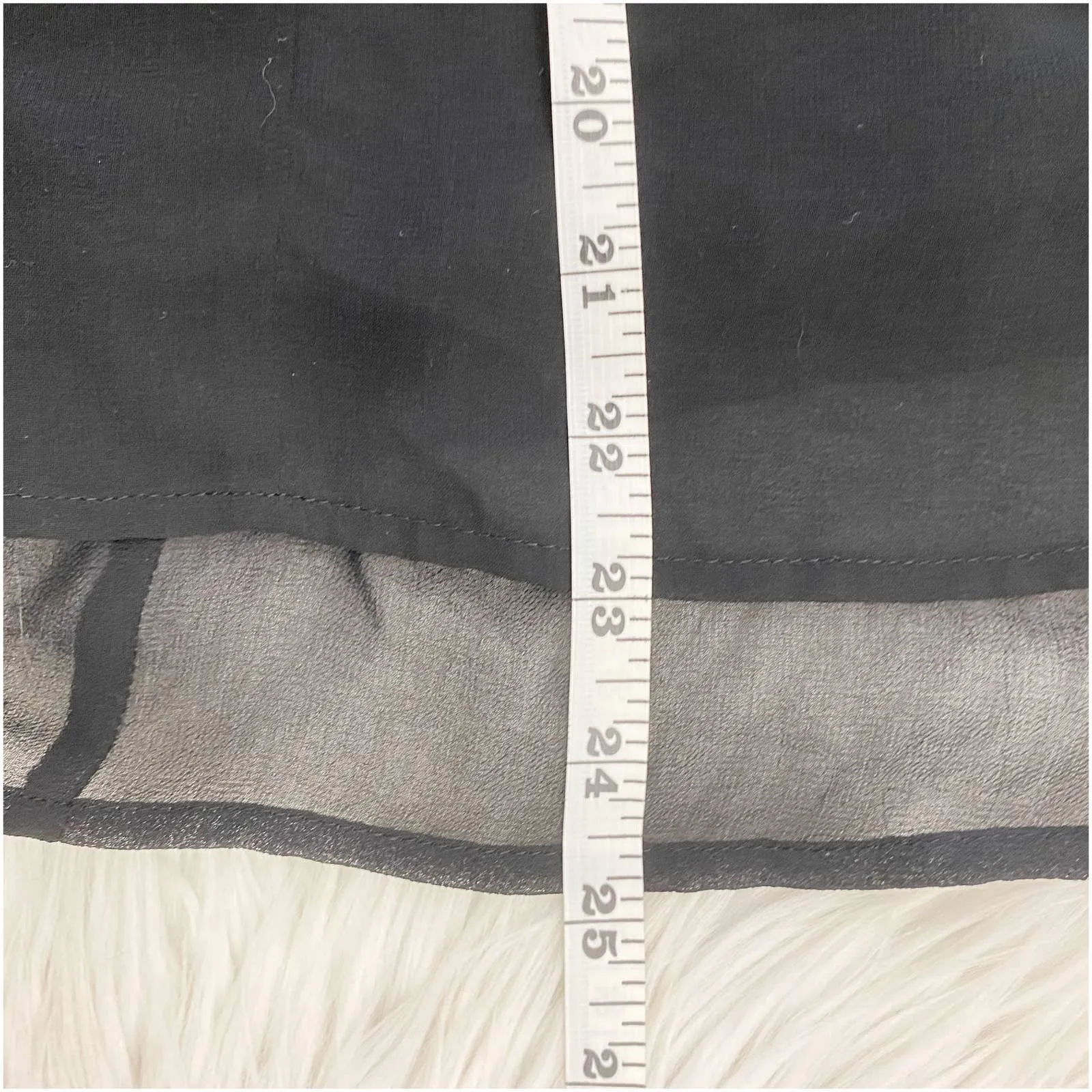 Daniel Rainn Mock Halter‎ Neck Sheer Layered Pattern Sleeveless Blouse - Image 8