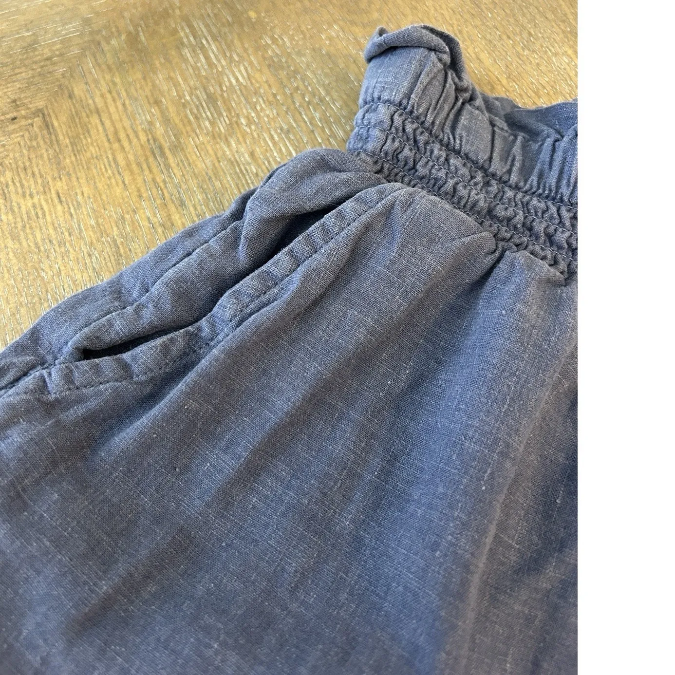 Aerie Navy Blue Women's Flowy Ruffle Shorts‎ Size XS - Image 8