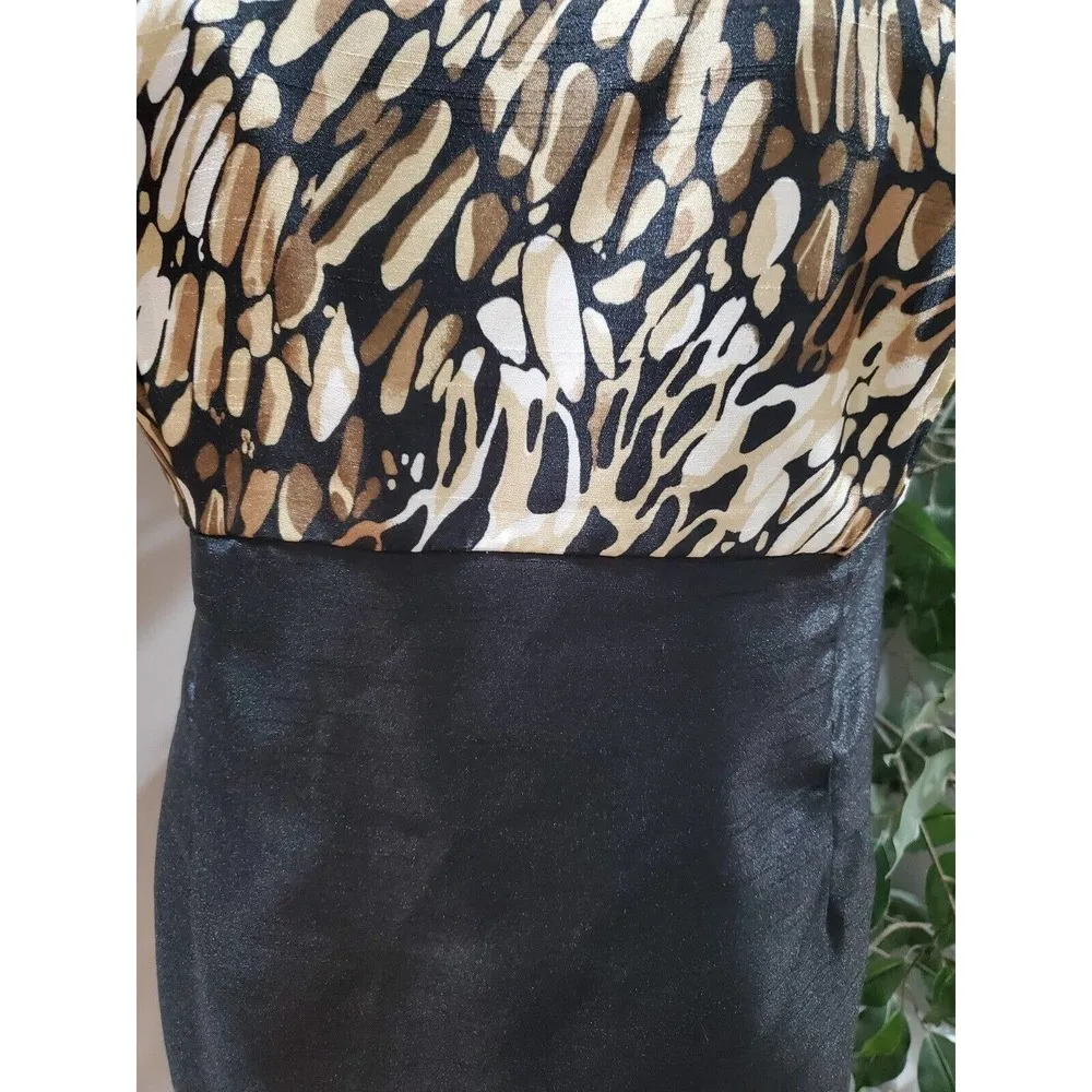 LE Bos Women's Multicolor Single Button Jacket & Strapless dress 2 Pc's Set 18WP Size undefined - Image 4