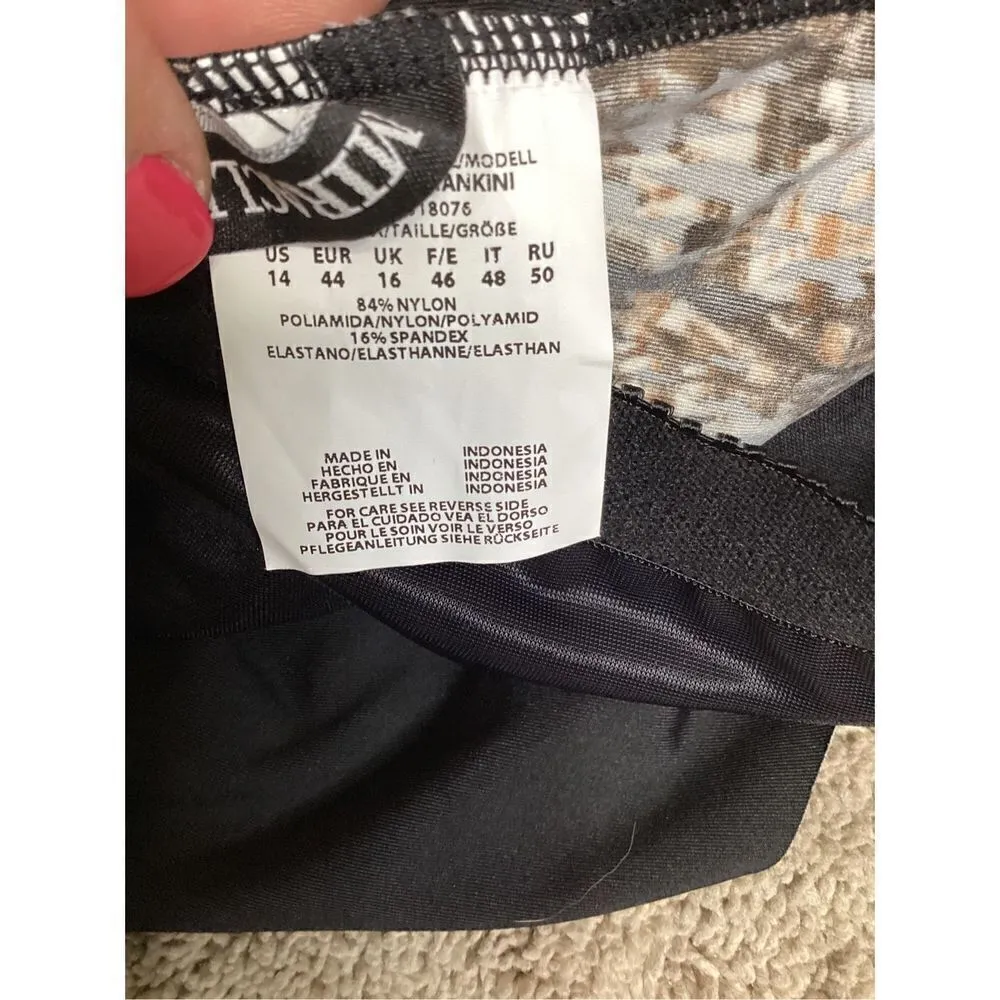 New. Miraclesuit black tankini top. Size 8 Retails $148 - Image 15