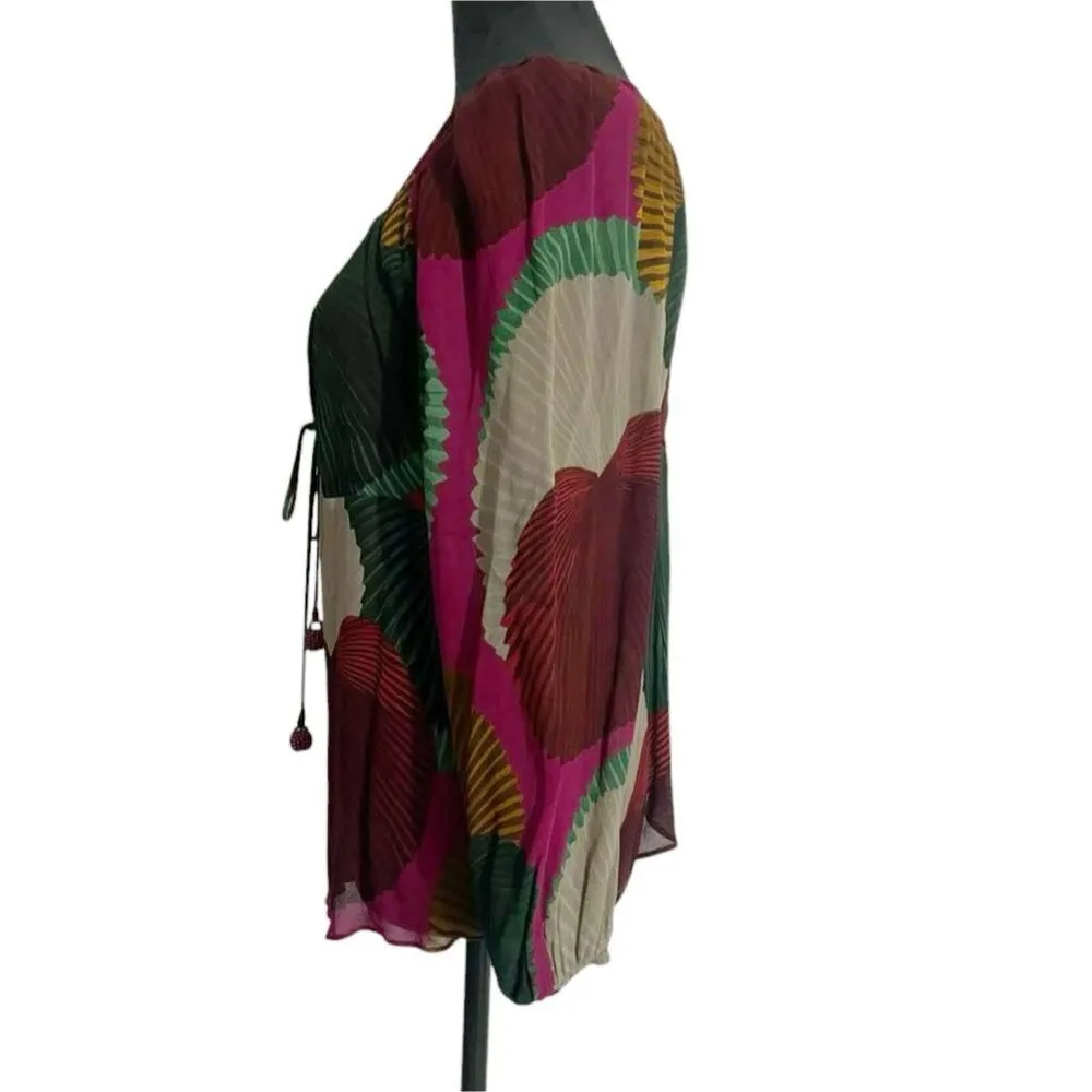 Farm Rio Size Small  Katalina Blouse Long Sleeve - Image 5