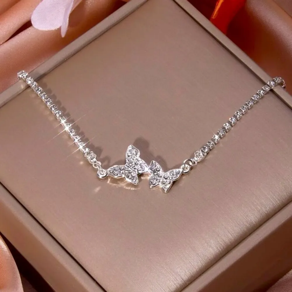✨ Butterflies 🦋 rhinestone bracelet ✨​​​​​​​​​​​ - Image 6