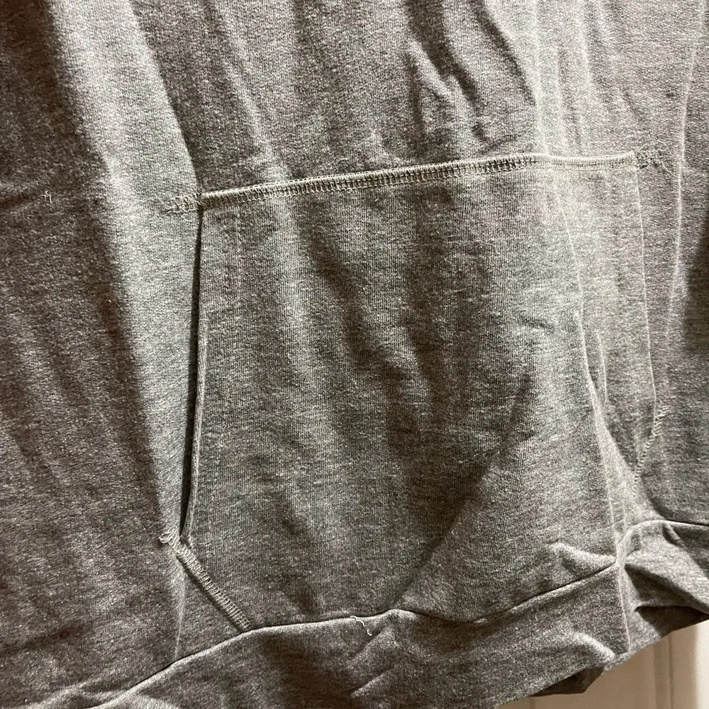 Holloway Large Long Sleeve Shirt Orange and Gray Kangaroo Pocket - Image 4