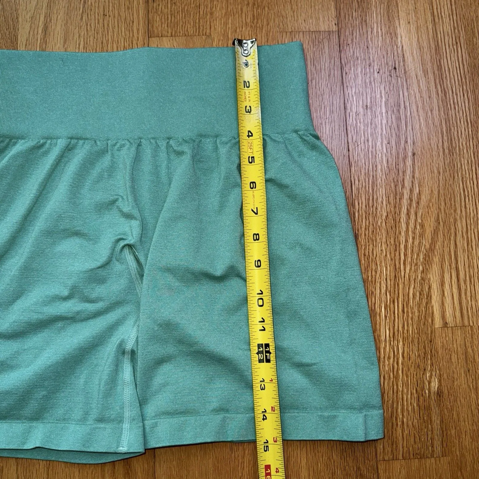 NVGTN Contour Seamless Shorts Biker High-Waisted Compression Turquoise Green M - Image 6