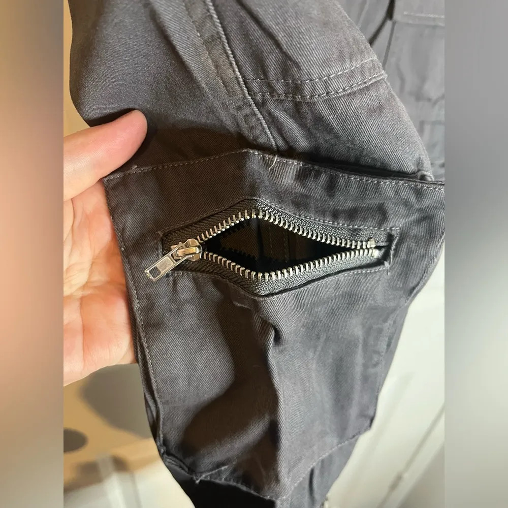 Angel Kiss Utility Cargo Pants Y2K Pocket Grunge VTG Women Size XS 100% Cotton - Image 13