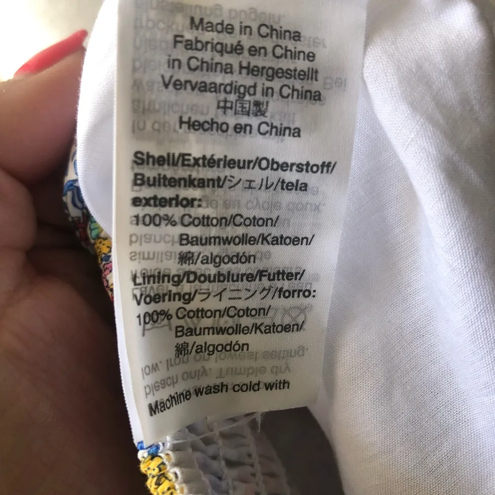 RARE J. Crew Liberty Fabric Floral Cotton Ruffle Dress Y19 - Image 7