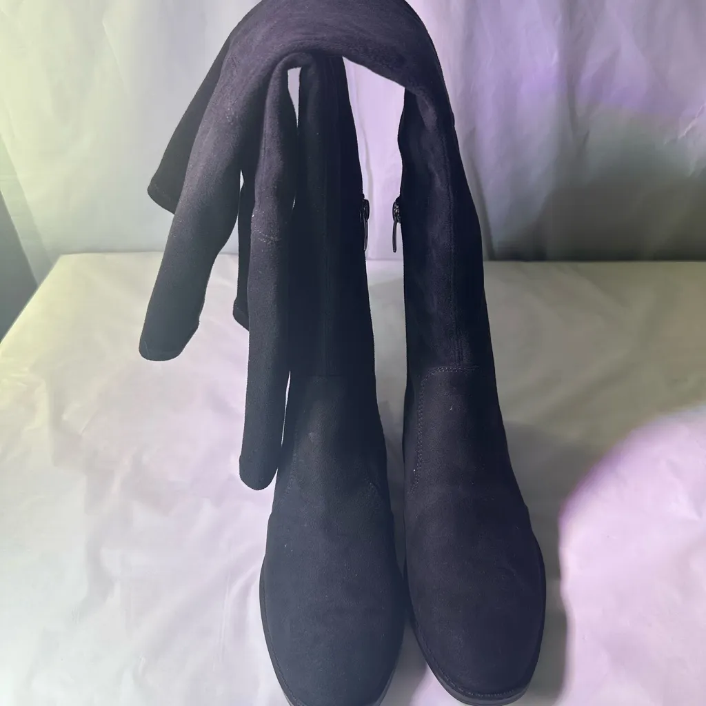 Marc Fisher Black Over-the-Knee Boots - Image 4