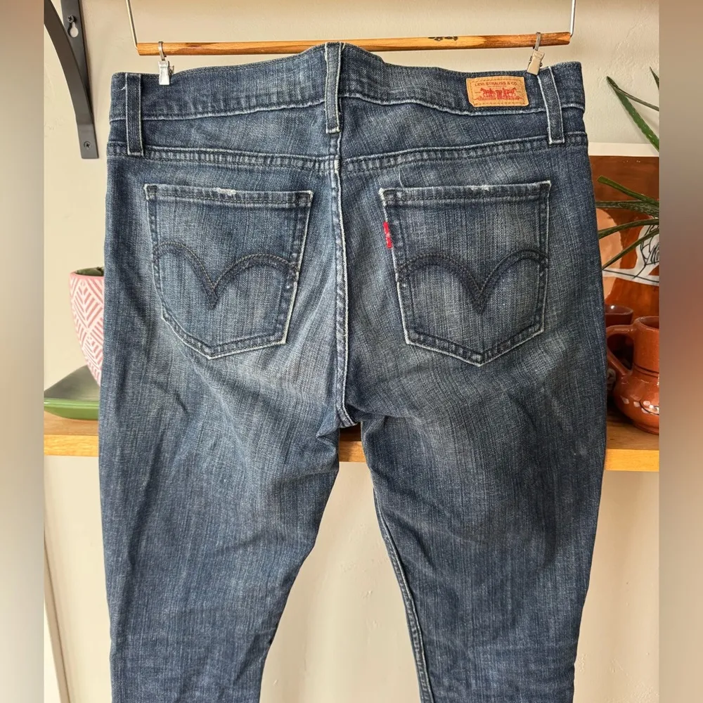 Levi’s Vintage Y2K Dark Wash Low Rise Denim Jeans Size 9M - Image 10