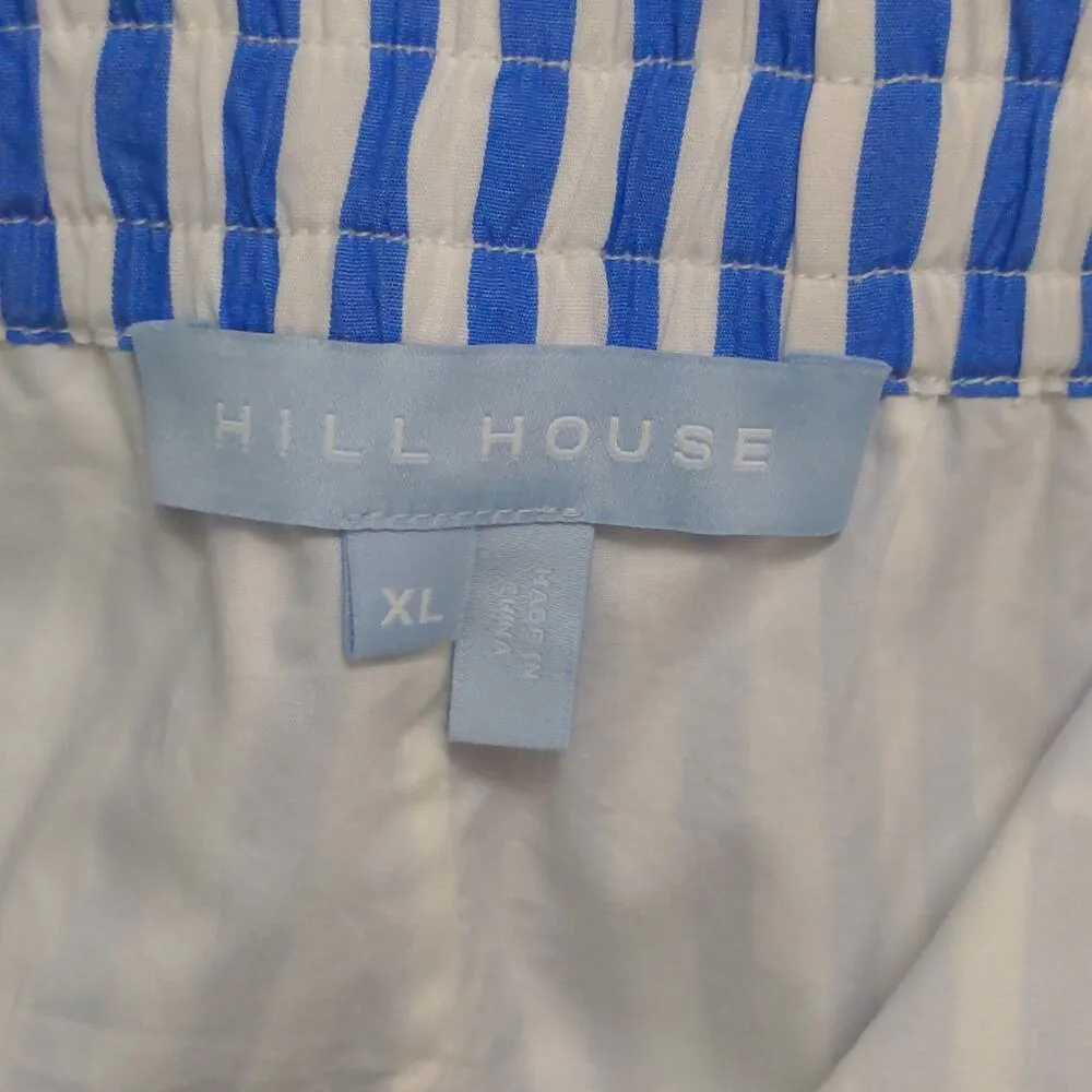 Hill House The Leo Short Striped Blueberry Stripe Pockets Drawstring XL New - Image 6