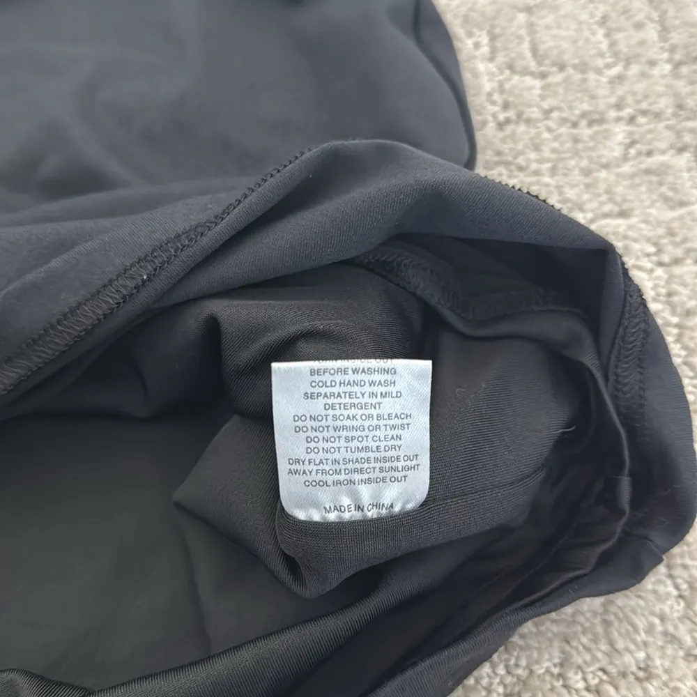 White Fox Boutique one shoulder long sleeve mini wrap around bodycon dress - Image 9