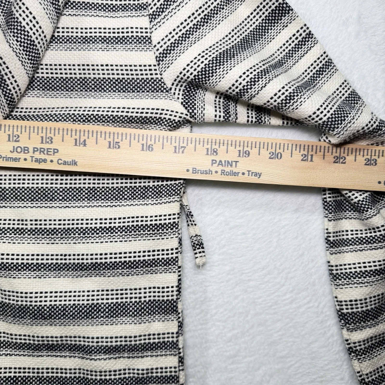 Roxy Baja Beach Canvas Poncho Striped Tequila Hoodie Women’s Size XS - Image 11