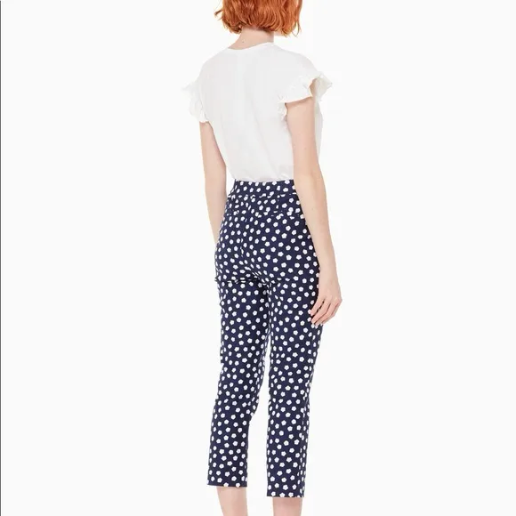 Kate Spade‎ Cloud Dot Jacquard Pant Size 6 - Image 2