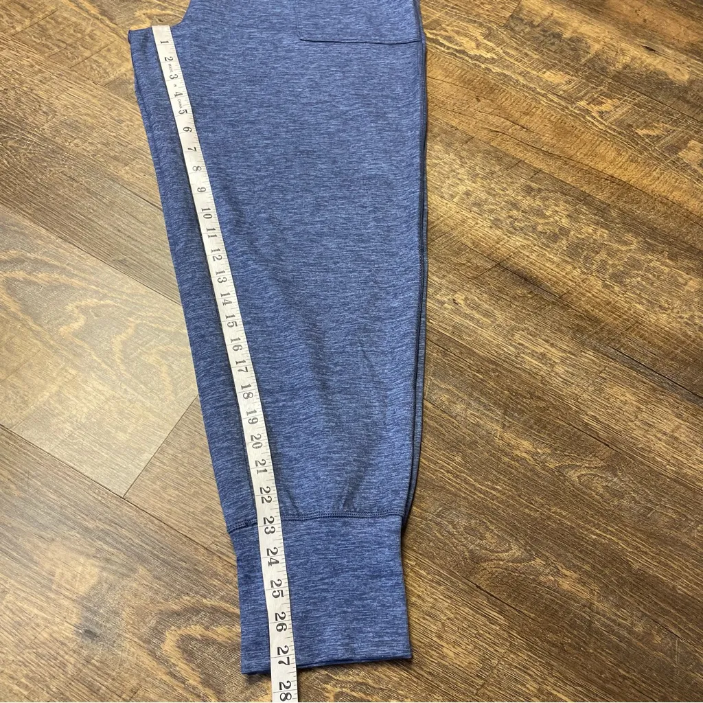 Aerie OFFLINE The Hugger Foldover Waist Pocket Jogger Blue Soft Large High Waist - Image 10