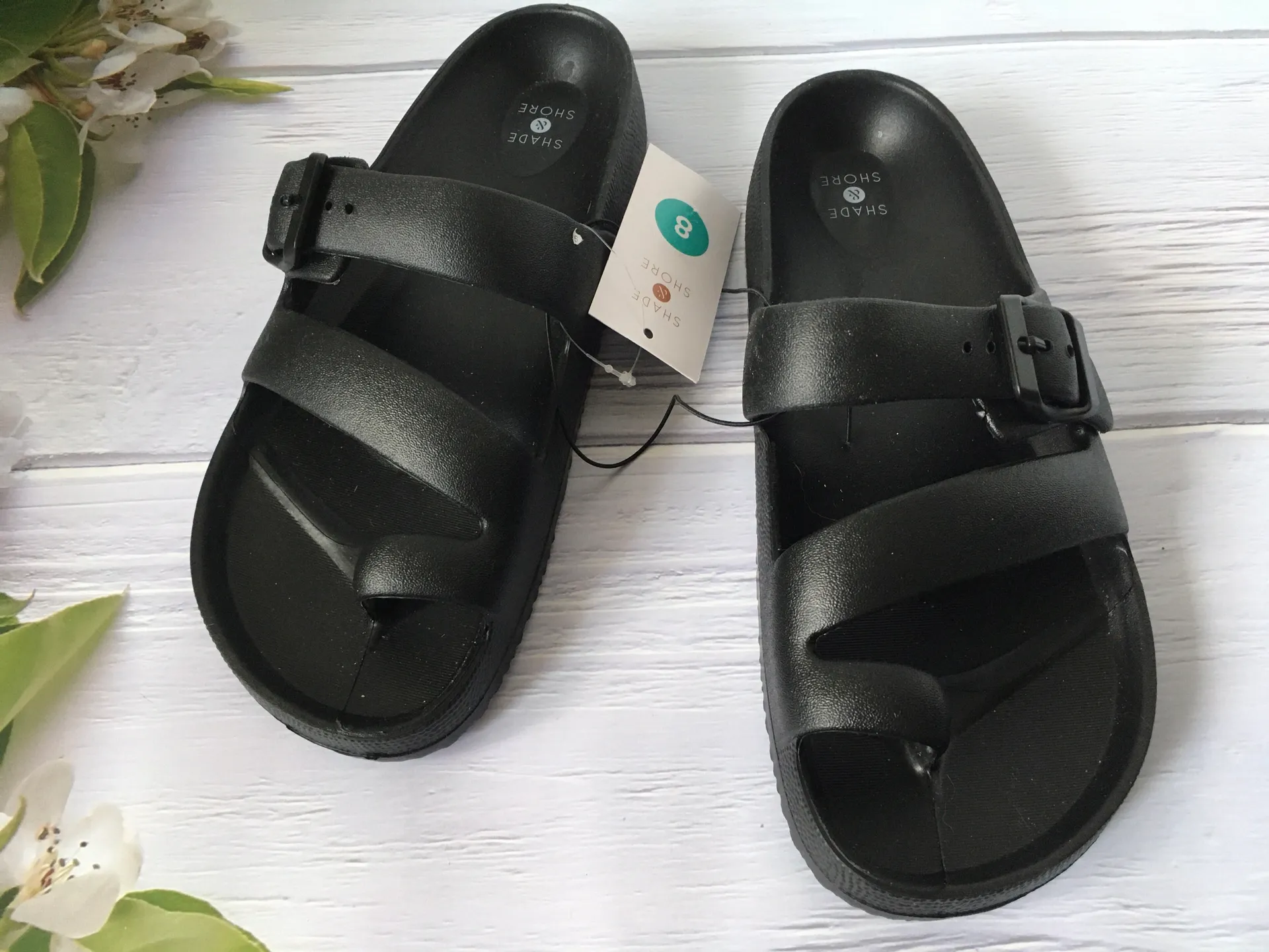 Black Sandals, Size 8 - Image 2