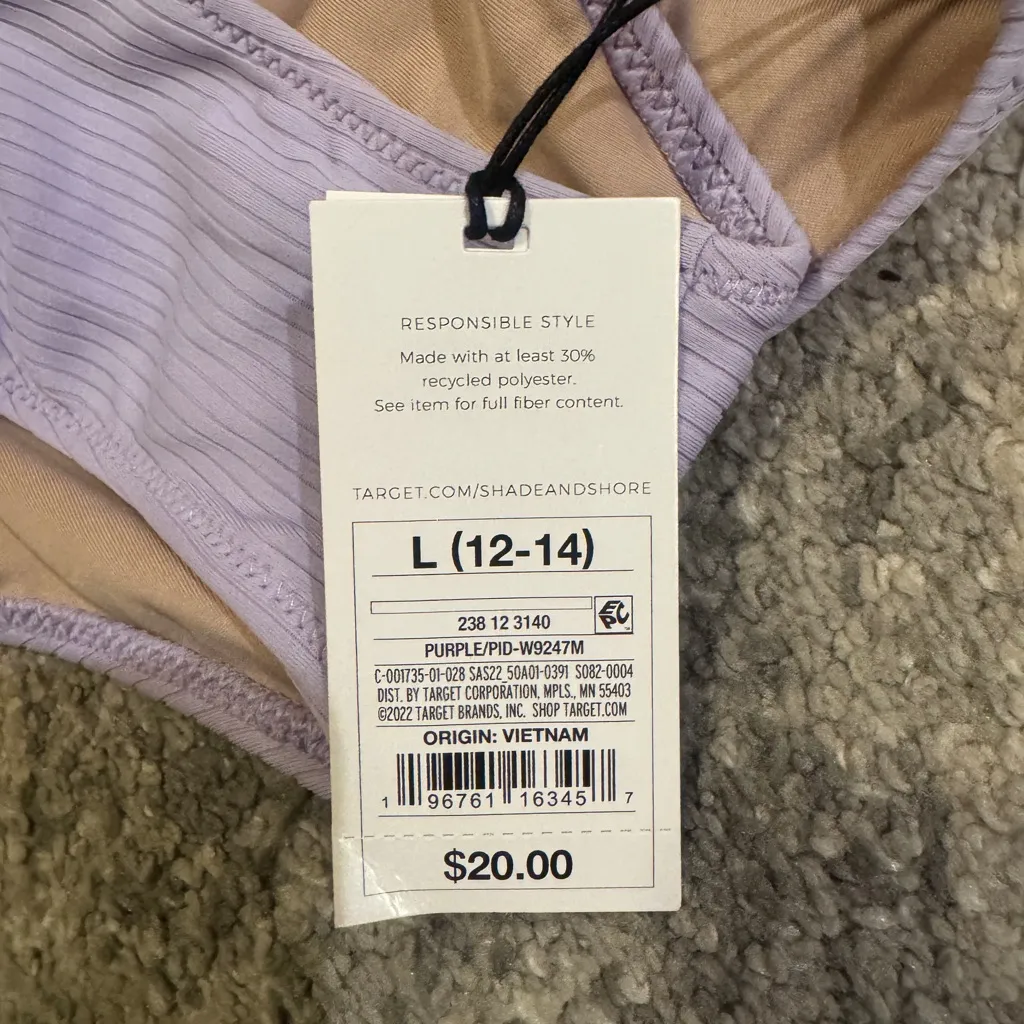 Shade & Shore Lavender Bikini Bottom - Image 6