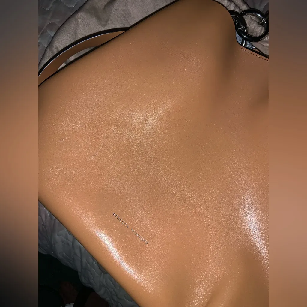 Rebecca Minkoff Kate bag chain handle leather tan boho contemporary fall purse - Image 6