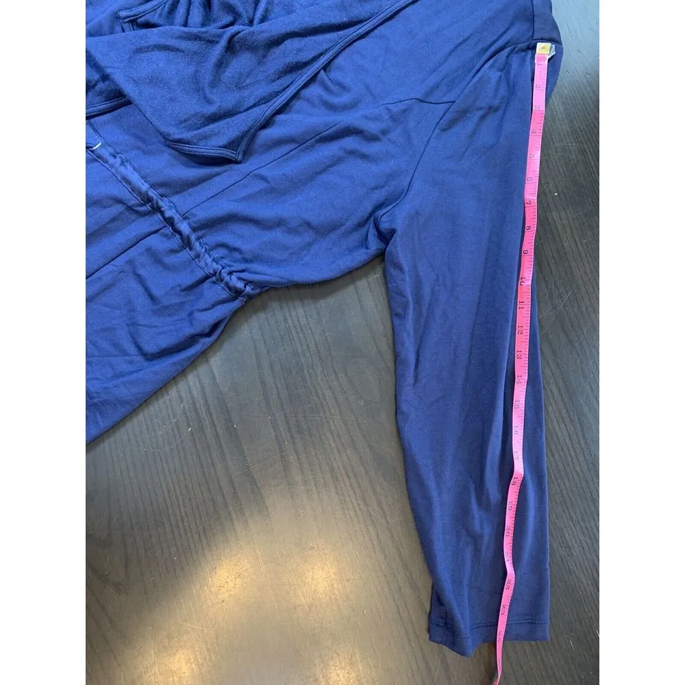 Chico's Zenergy Cardigan Women's Sz 3‎ 16 Open Lagenlook Blue Loungewear Plus - Image 10