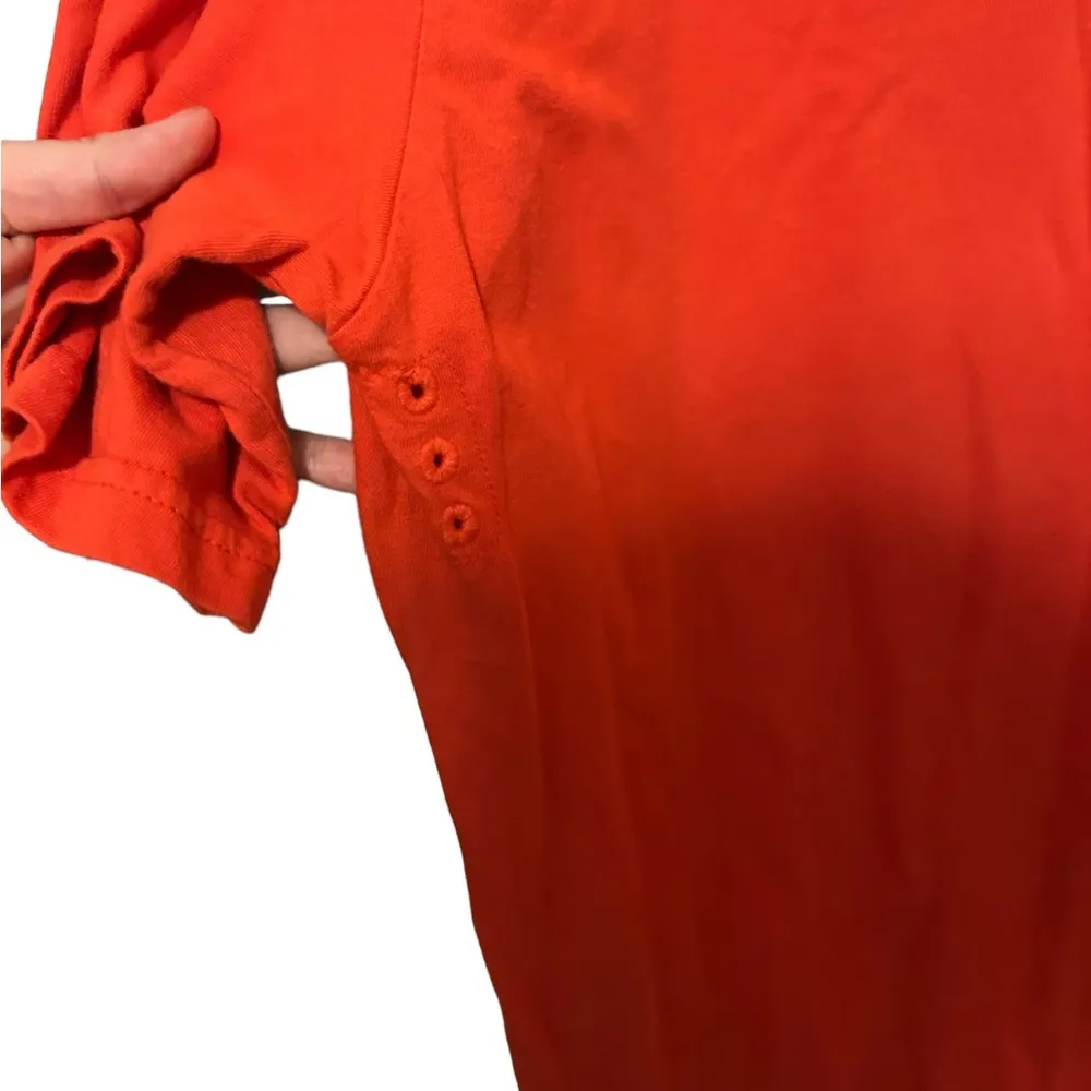 T dalton clothing red orange short sleeve sporty wannabe shirt size X - Image 3