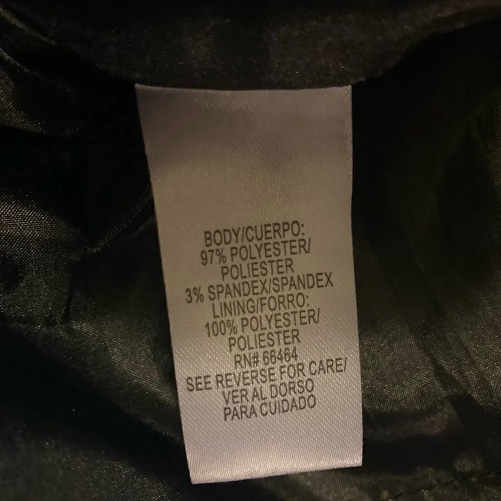 STUDIO ONE women’s dress, Size 16, white & black with white rosettes SEE DESCRIP - Image 11