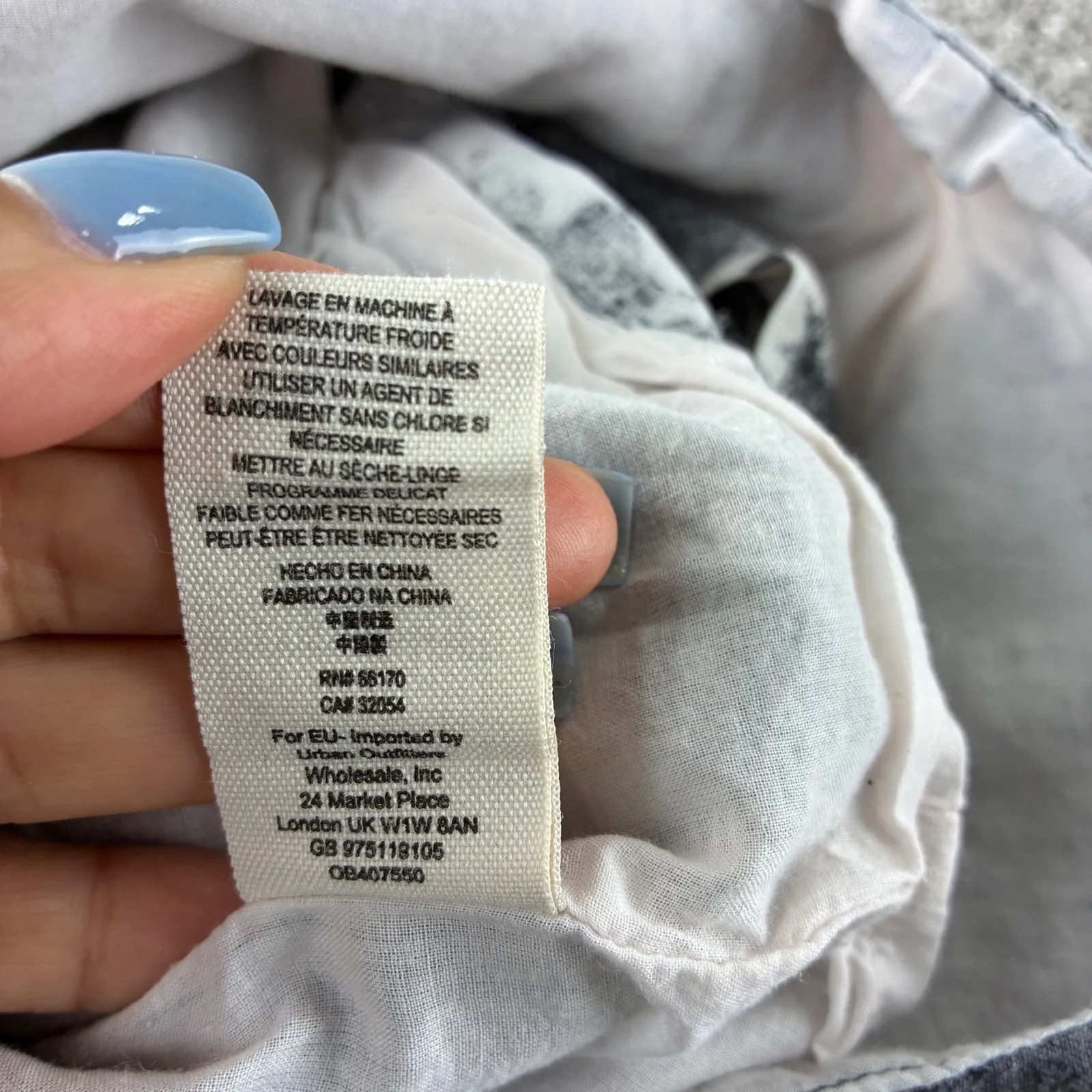 Free People‎ Shorts Women's Large L Black White Tie Front Linen Blend Casual - Image 5