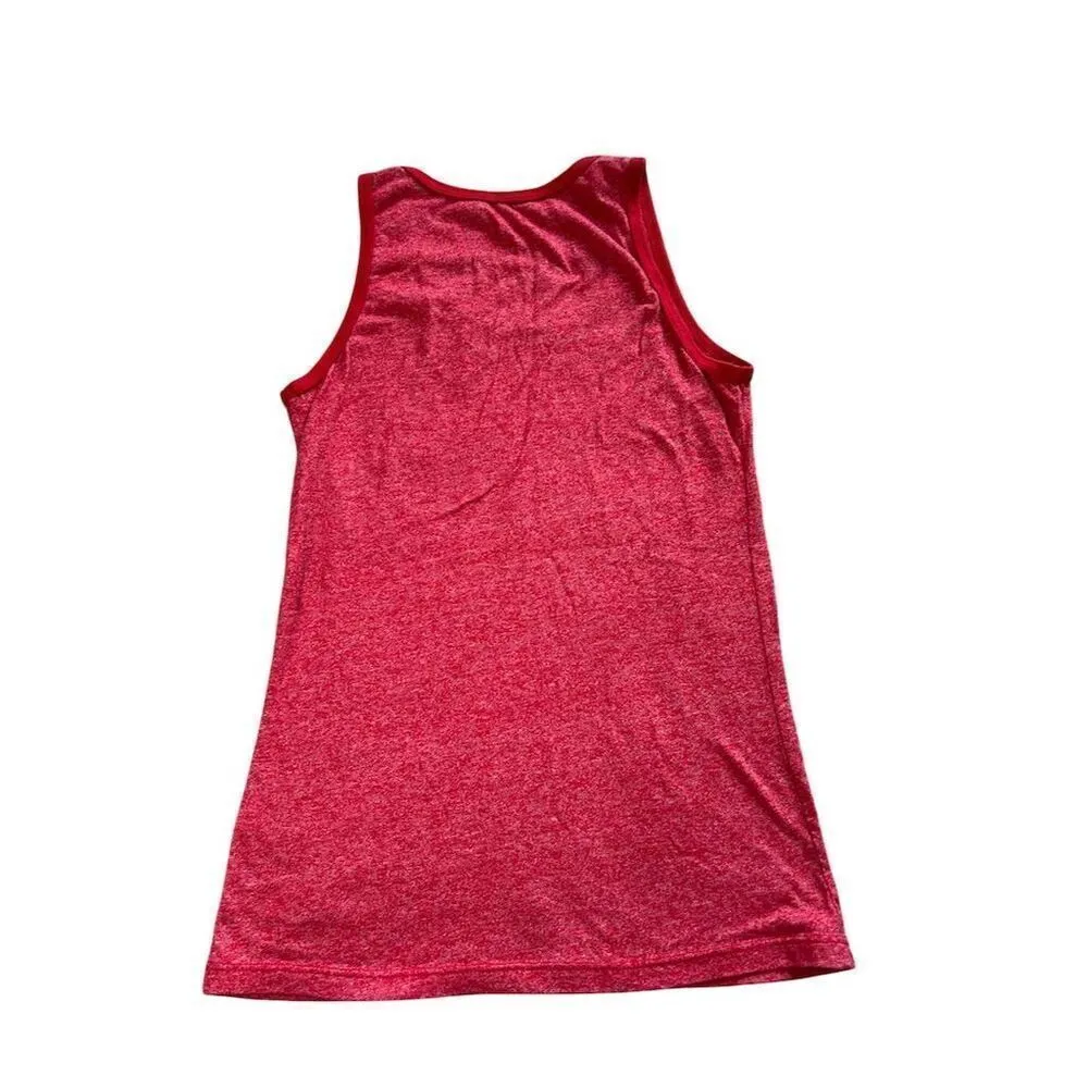 STL Cardinals Women's Red Racerback Tank Top Size S Sleeveless Casual Red - Image 2