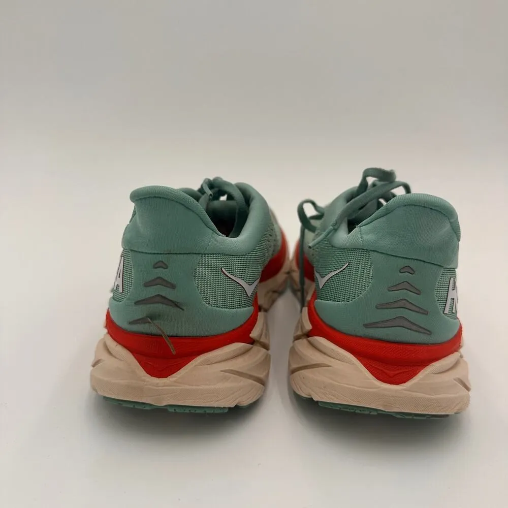 Hoka One Women's Clifton Mint Aqua Running Shoes Sneakers Size 8 - Image 6