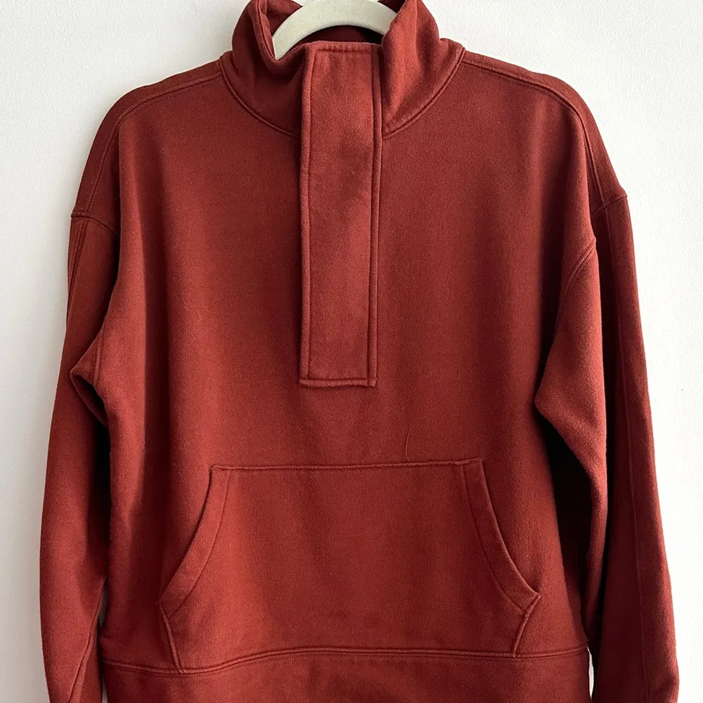 A New Day Quarter Zip Jacket, Brown/Copper, Size Medium - Image 4