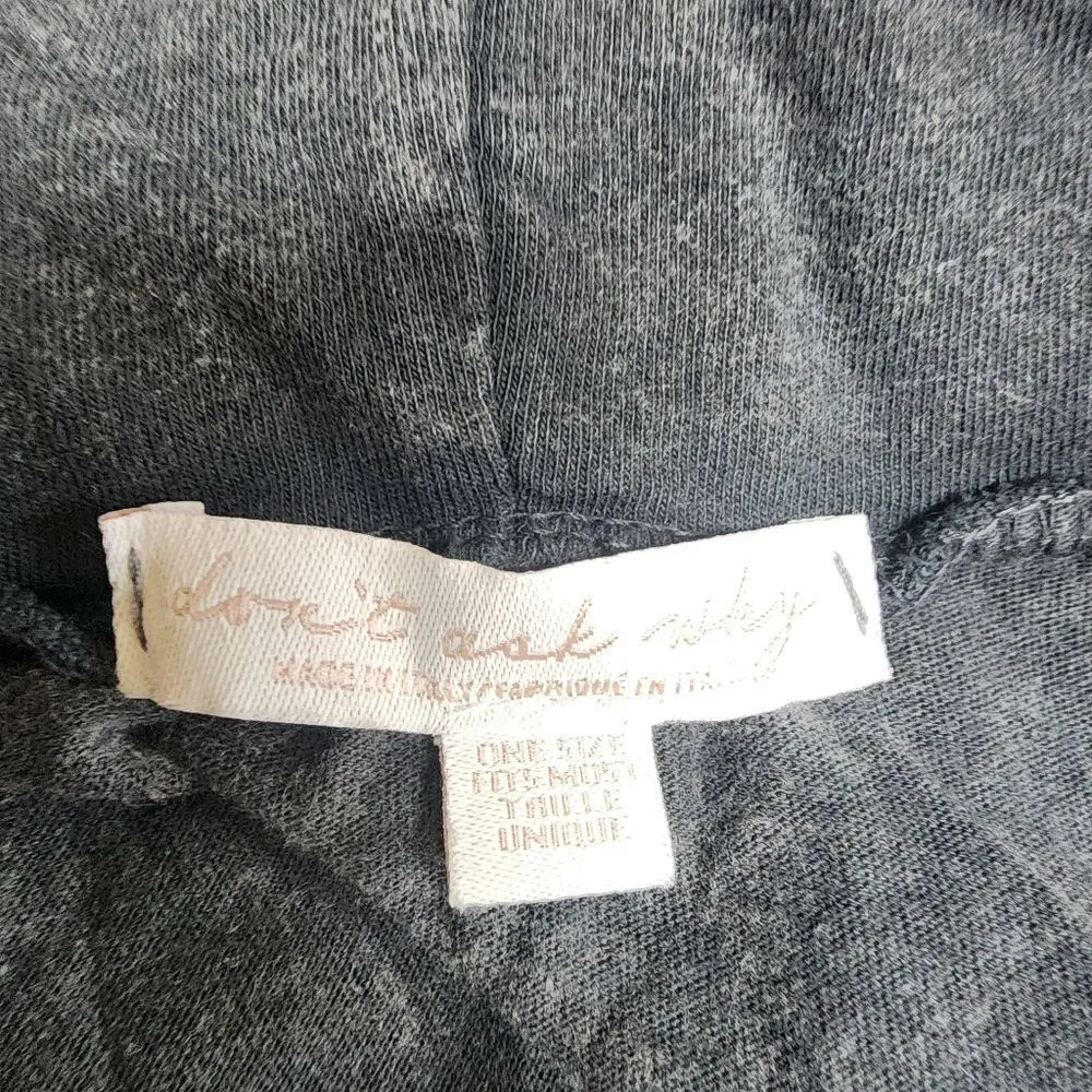 Don't Ask Why Gray Cutout Hoodie (OS) - Image 5