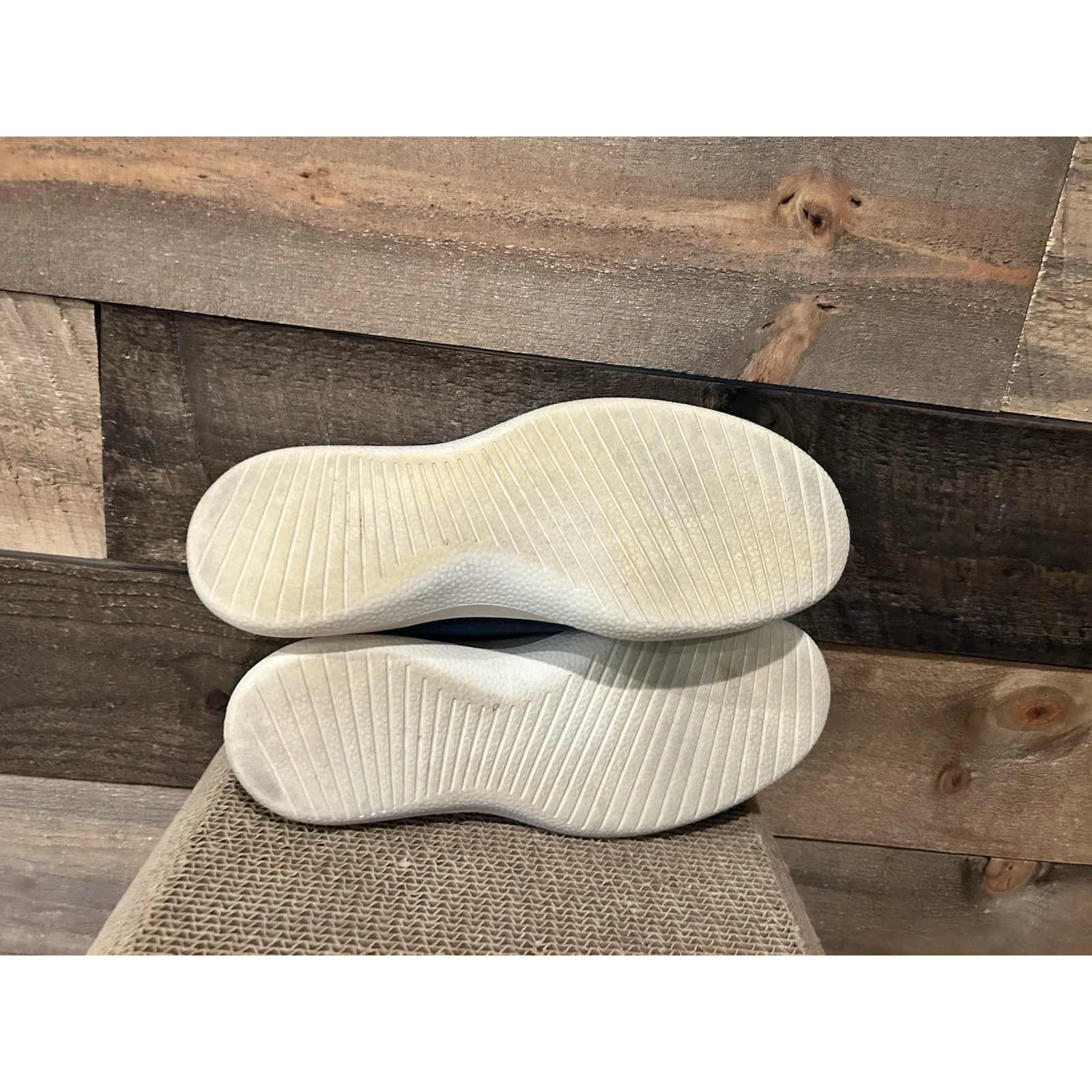 Allbirds Shoes Womens‎ 7 Wool Runners Athletic Low Sneakers Blue Wool Lace Up - Image 8