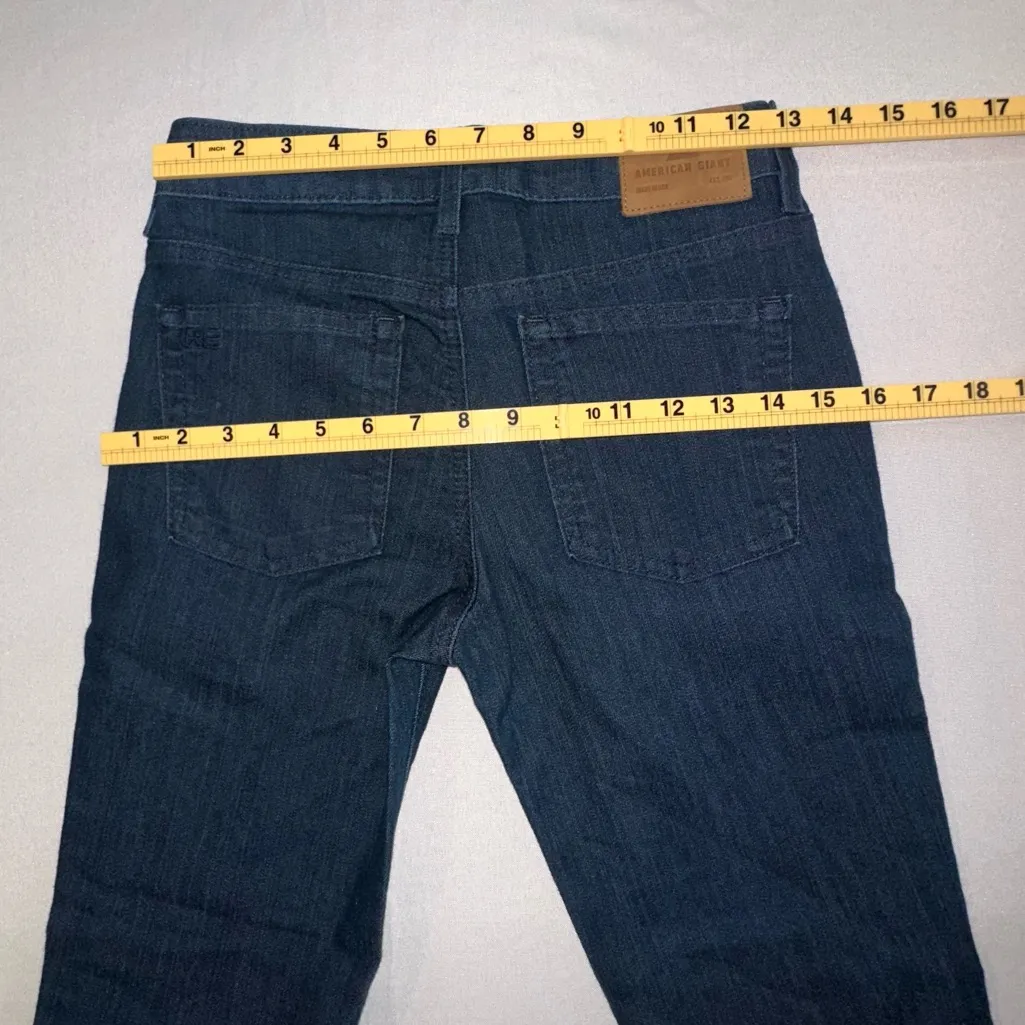 American Giant • 218 Skinny Stretch Indigo Jeans Womens Size 25 Mountain Wash Blue - Image 10