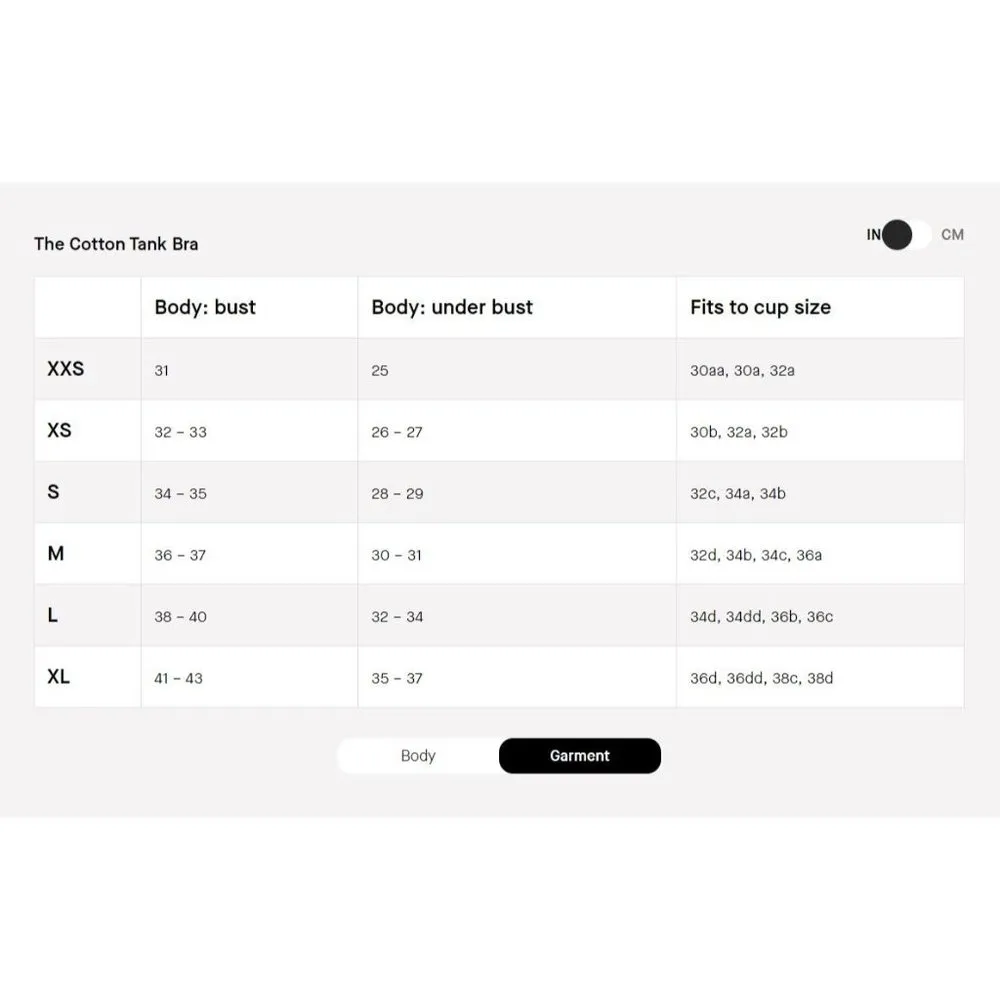 Everlane Womens The Cotton Tank Bra Heathered Gray XS - Image 6