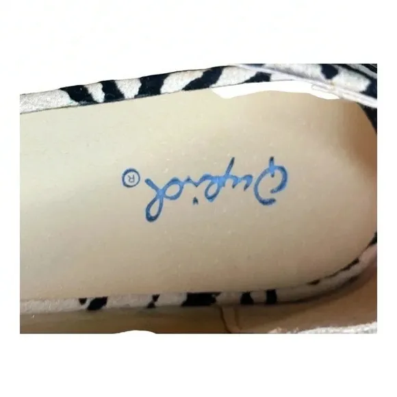 QUPID TIGER PRINT BALLERINA FLATS LOAFERS‎ FAUX SUEDE TEXTURE SIZE 7 NWOT - Image 8