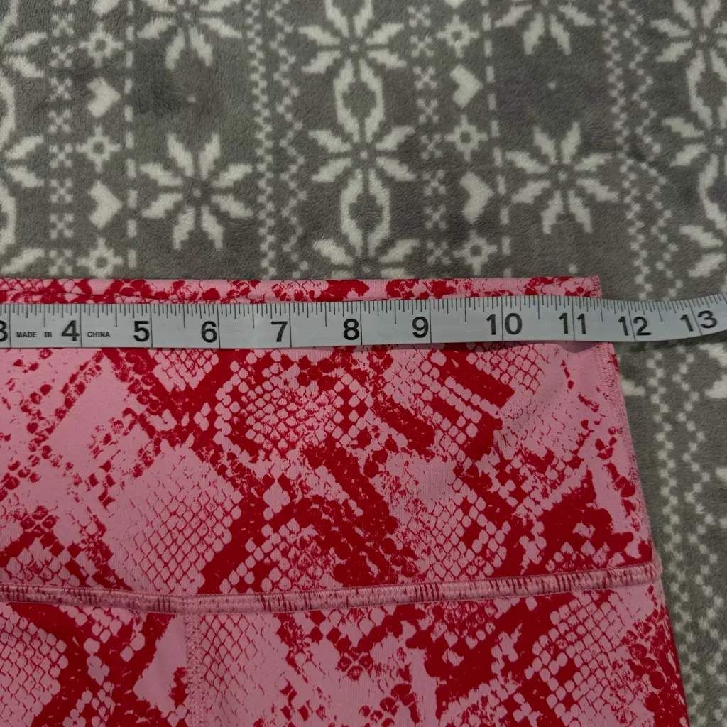 Fabletics Define PowerHold High-Waisted Capri Persimmon Phyton‎ Size XXS - Image 10