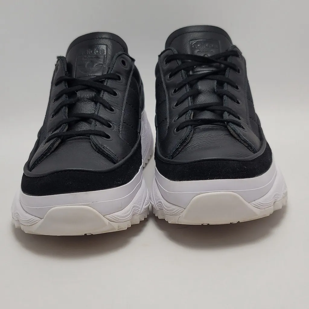 Adidas Originals Women's Kiellor Black White Low Top Platform SneakerSize 8.5 - Image 7