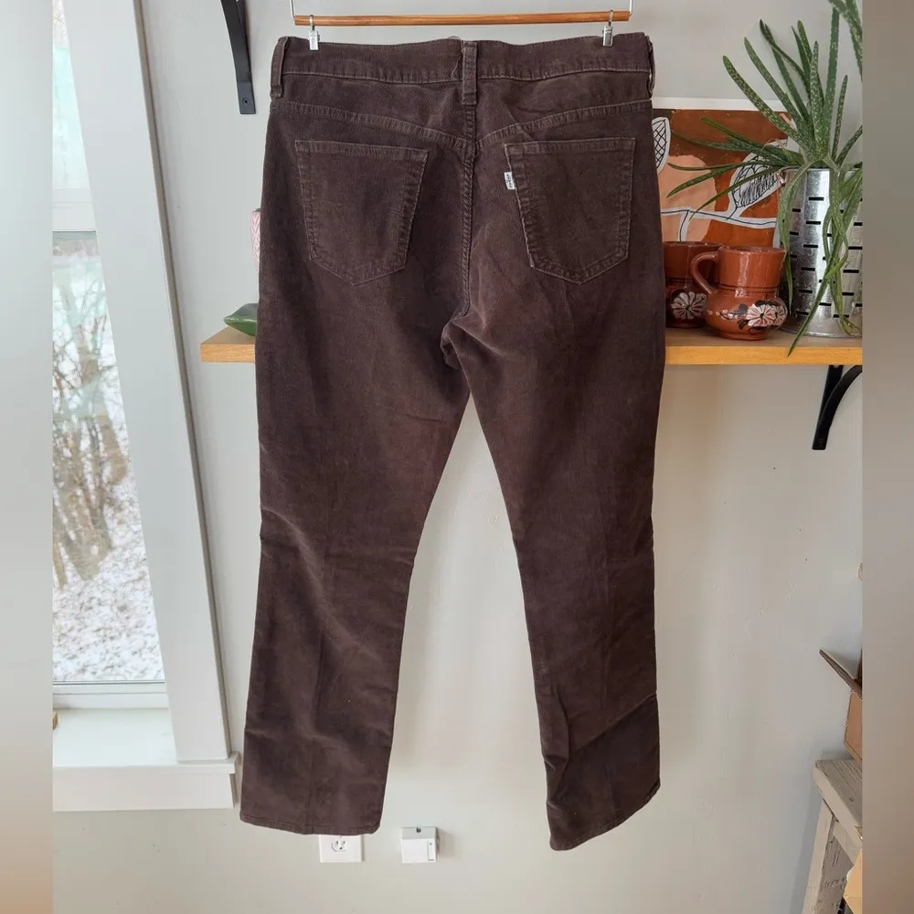 Levi’s 505 Straight Leg Brown Corduroy Pants Size 10M - Image 10
