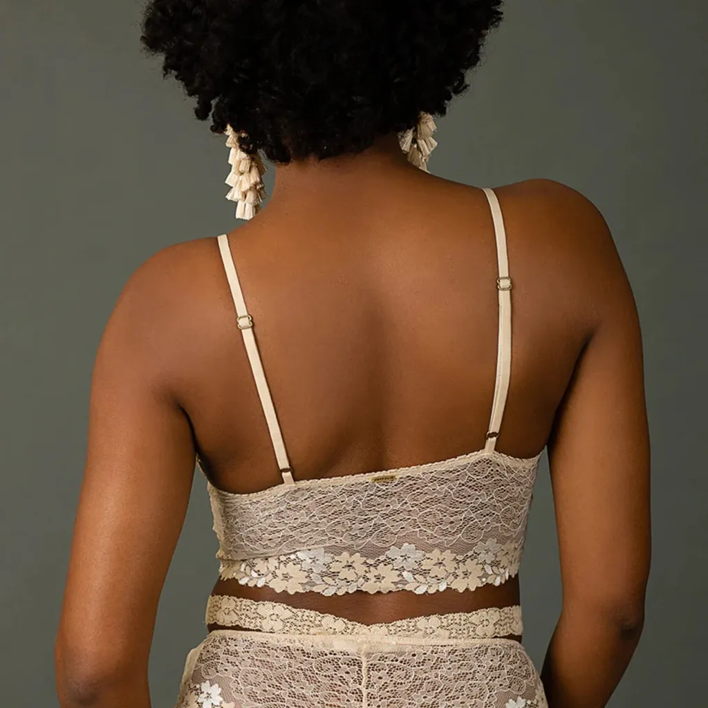 NWT Joyfolie “Lyric” Cream Lace Lingerie Set CS Size XS - Image 5