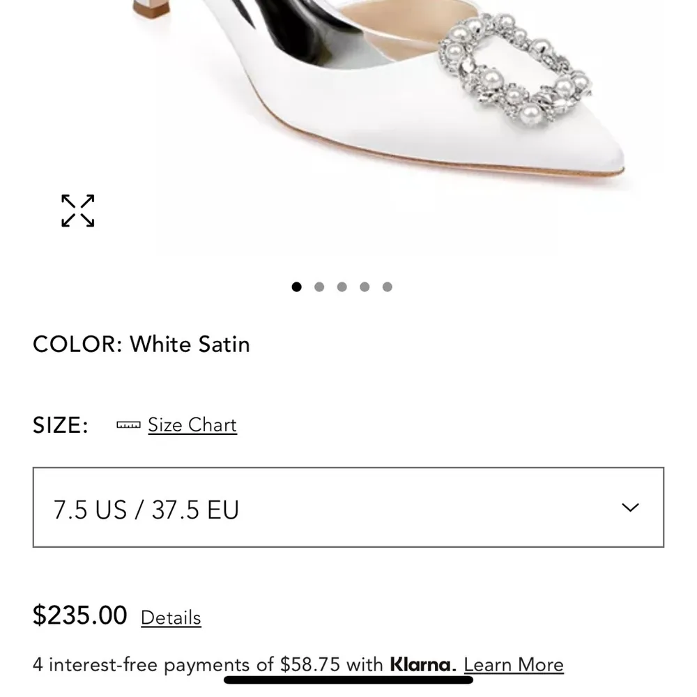 Badgley Mischka Fabia Pointed Toe Slip On d'Orsay Pumps - Image 6