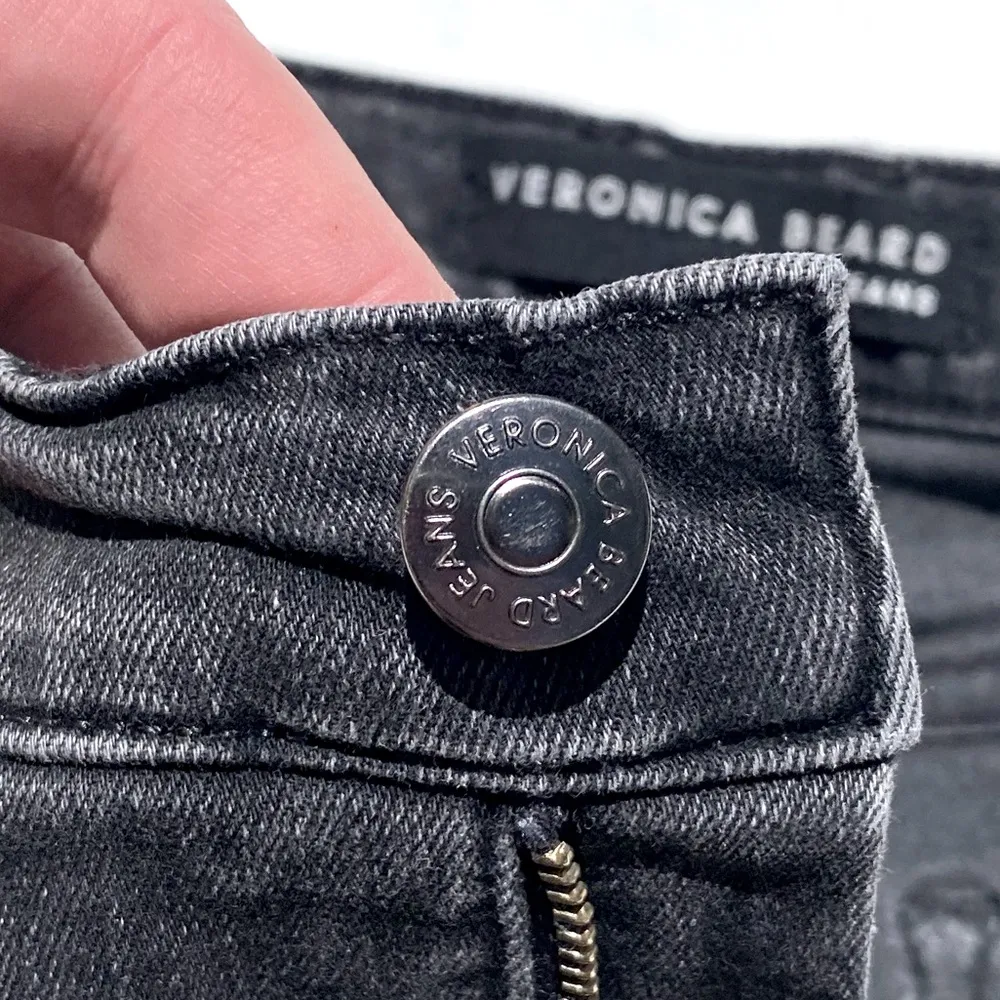 VERONICA BEARD Jeans Women’s Benzi Midrise Skinny Jean Black Wash - Image 7