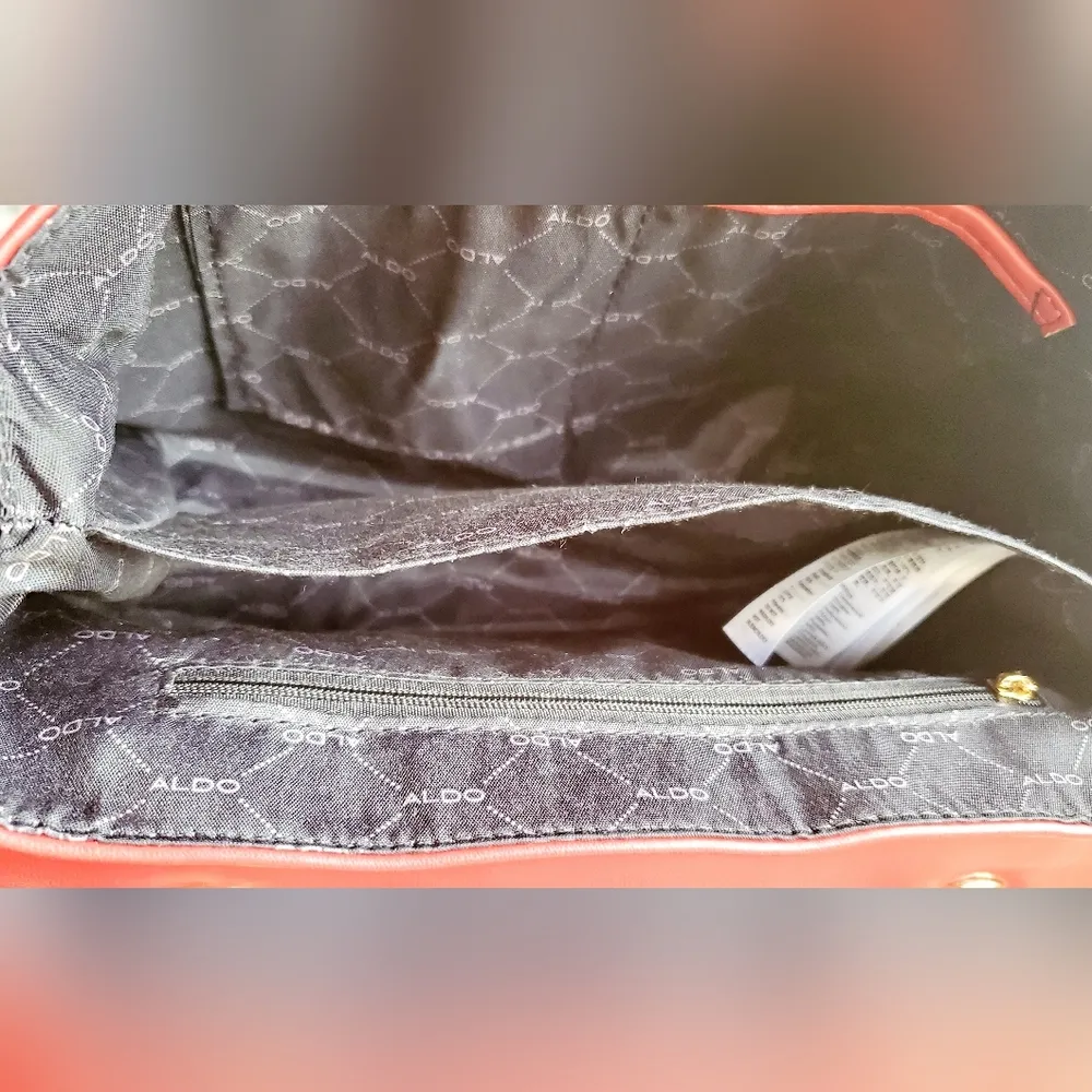 Aldo- Red Quilted Shoulder Bag EUC - Image 15