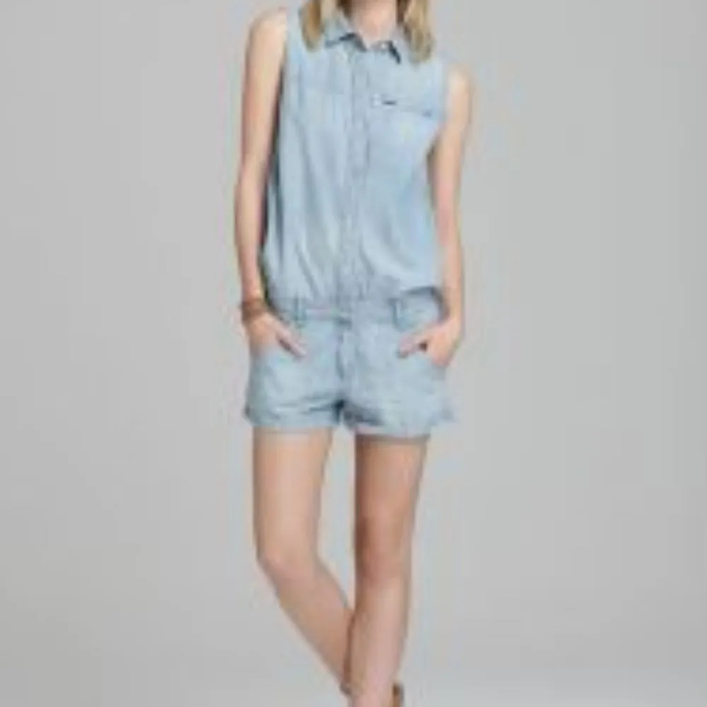 Rag & Bone Dumont Romper Moonshine in Blue - Image 15